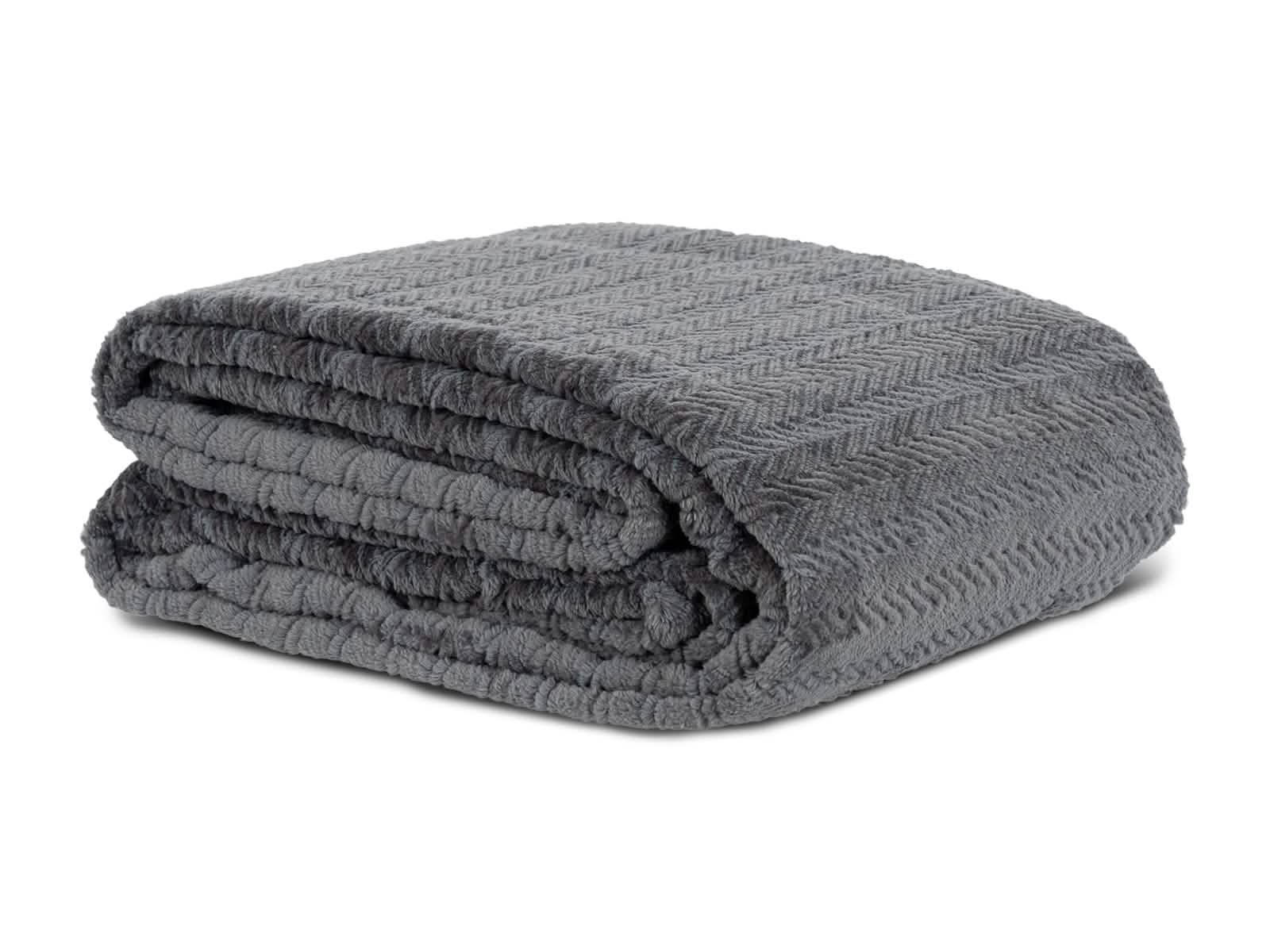 Cobija Microfleece Trenza #Color_SteelBlue