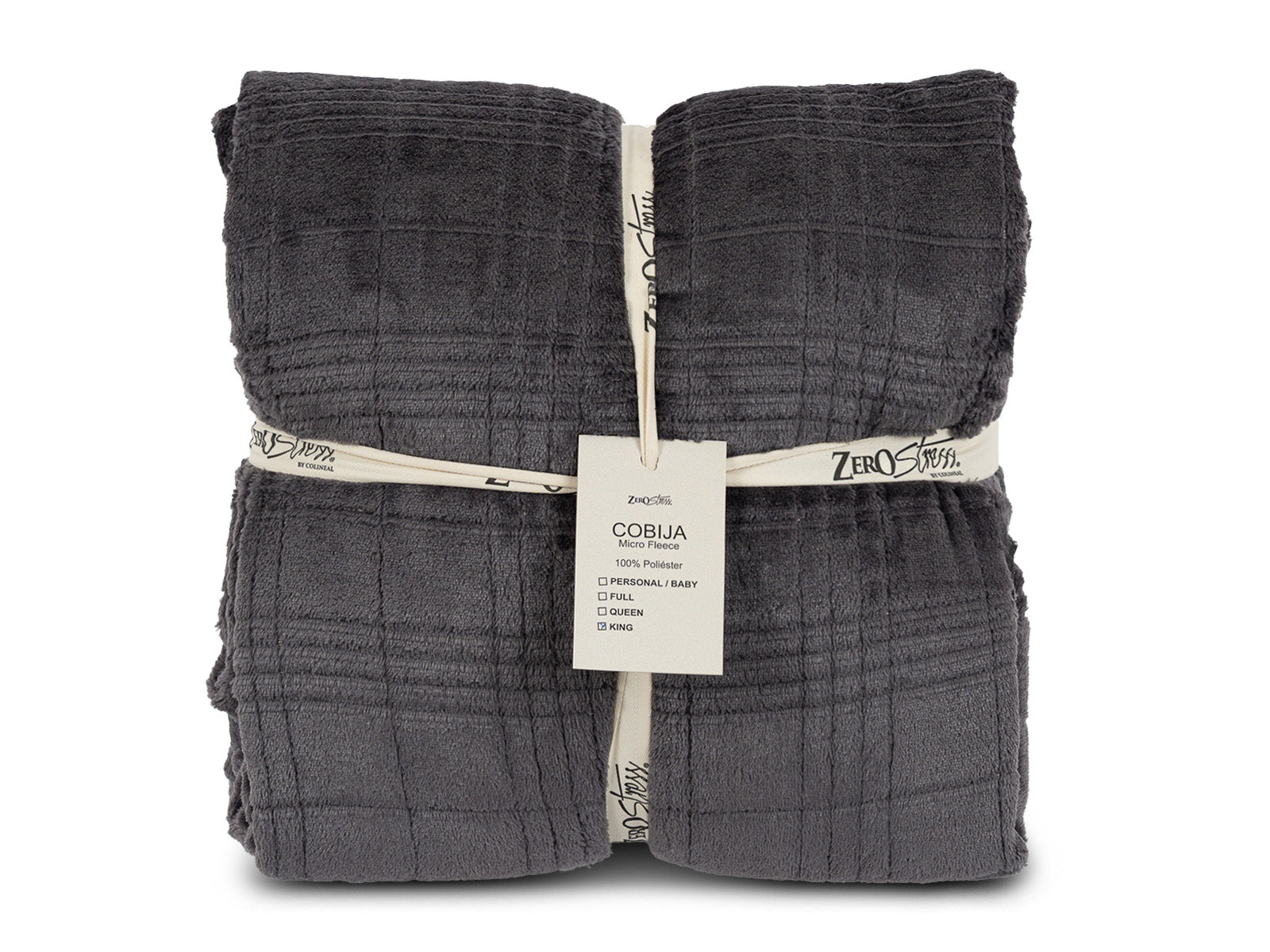 Cobija Glam Microfleece King #Color_SaddleBrown