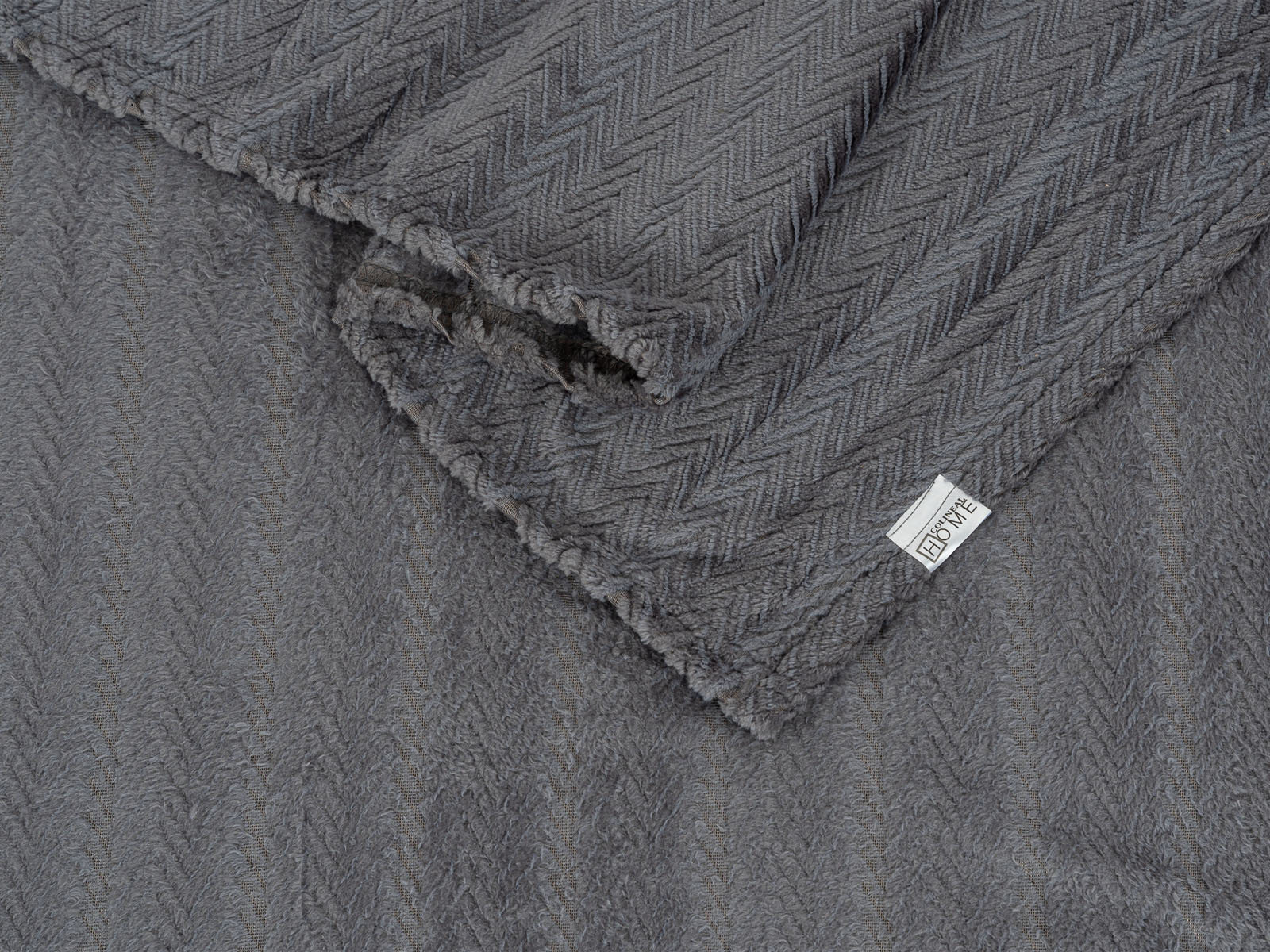 Cobija Glam Microfleece King #Color_SteelBlue