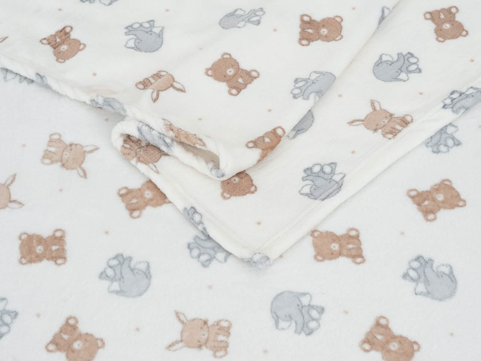 Cobija Glam Microfleece Baby #Color_WhiteElefants