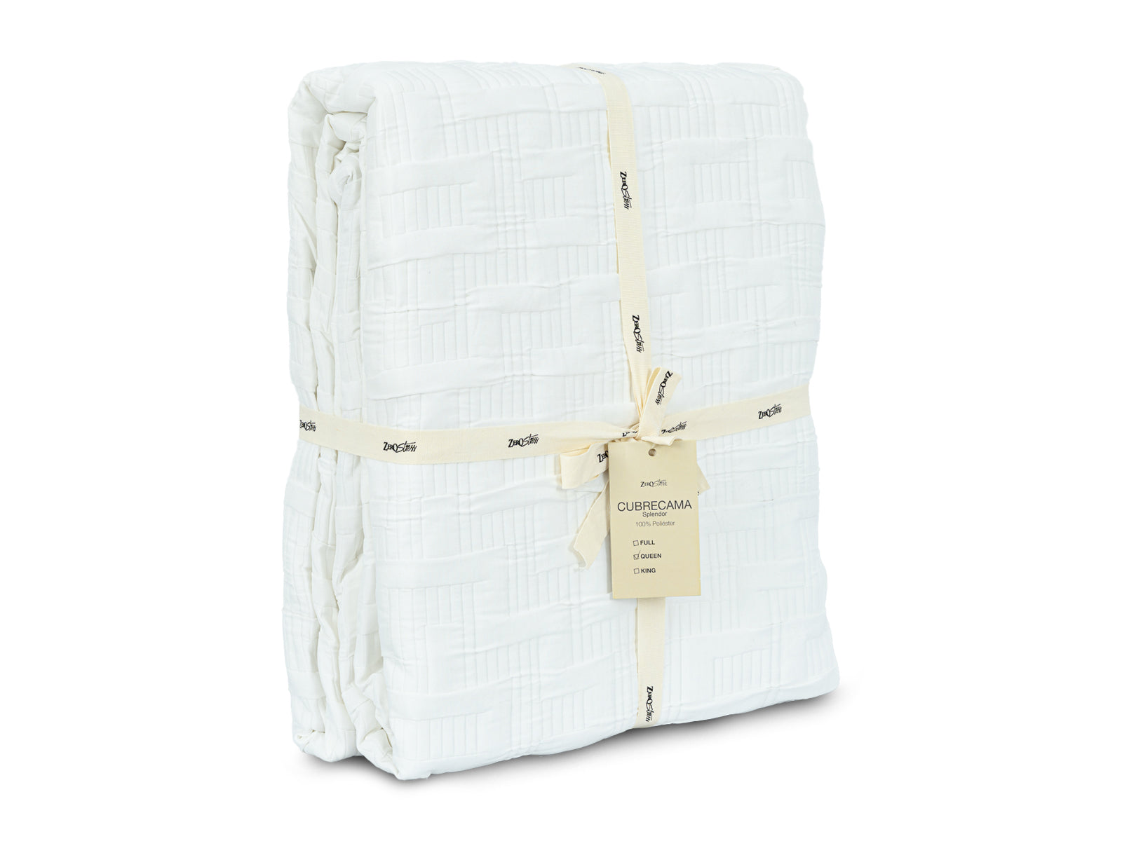 Cubrecama Splendor #Diseño_Blanco