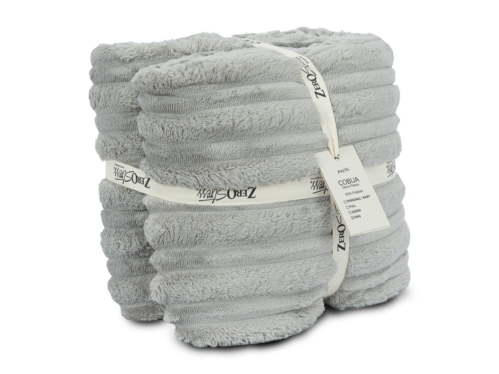 Cobija Glam Microfleece King #Color_Gainsboro