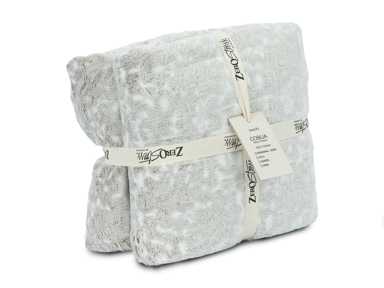 Cobija Glam Microfleece King #Color_Tan