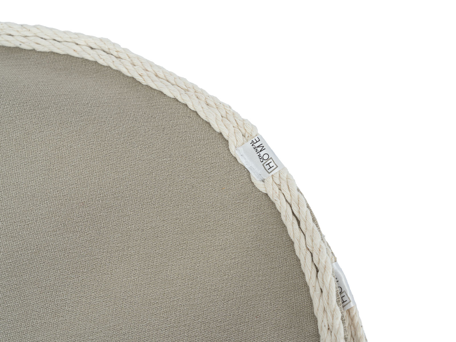 Set x4 Individuales Circulares Terra Beige Cafe
