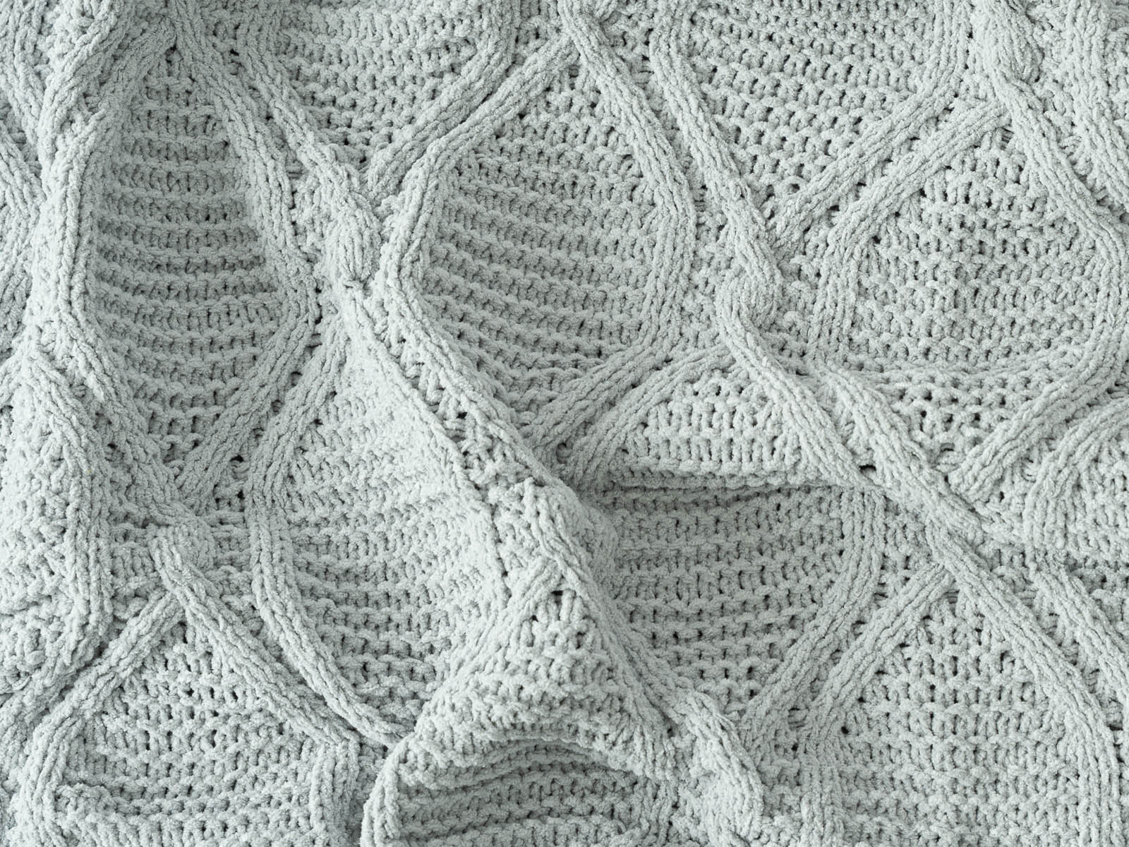 Manta Decorativa Elsa Chenille #Color_Gris