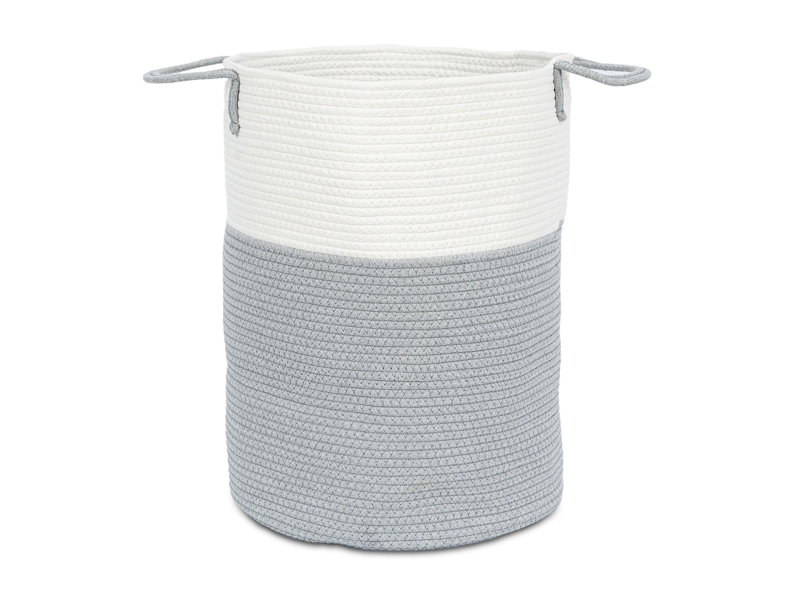 Cesto Decorativo Woody Gris Blanco
