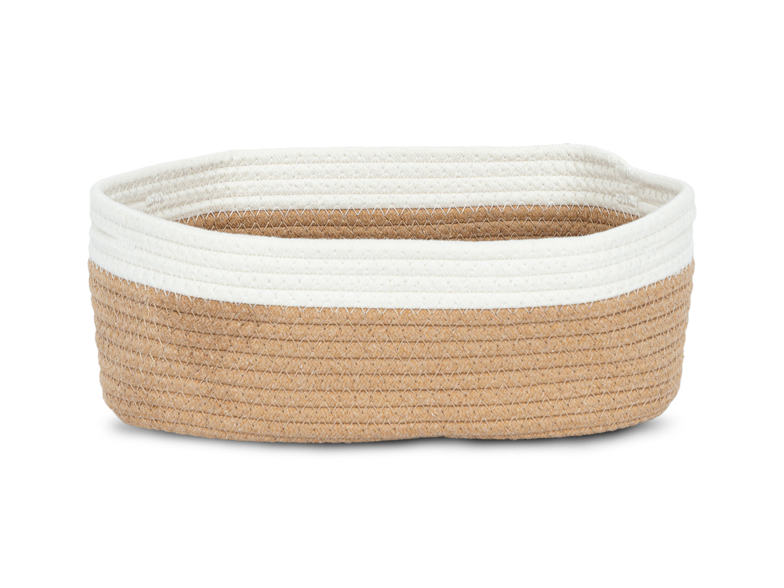 Cesto Decorativo Woody Natural Blanco