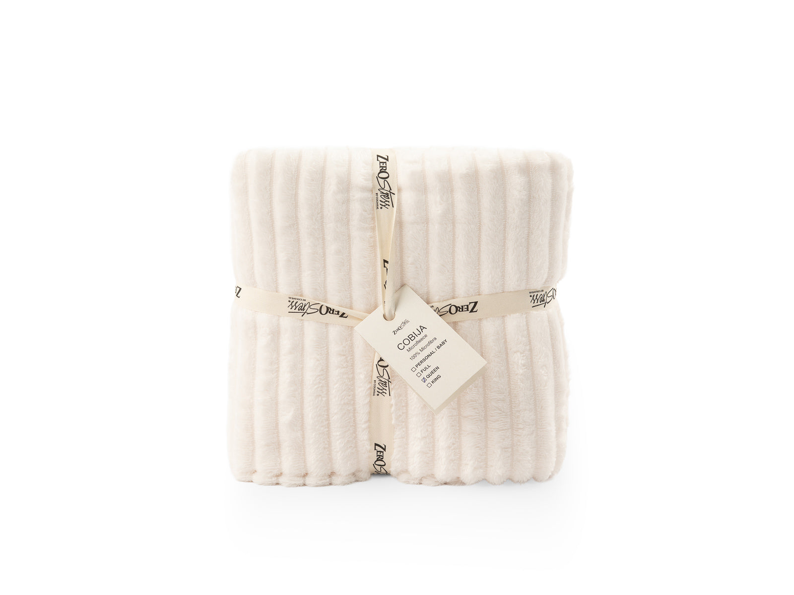 Cobija Glam Microfleece Queen #Color_BeigeAcanalada