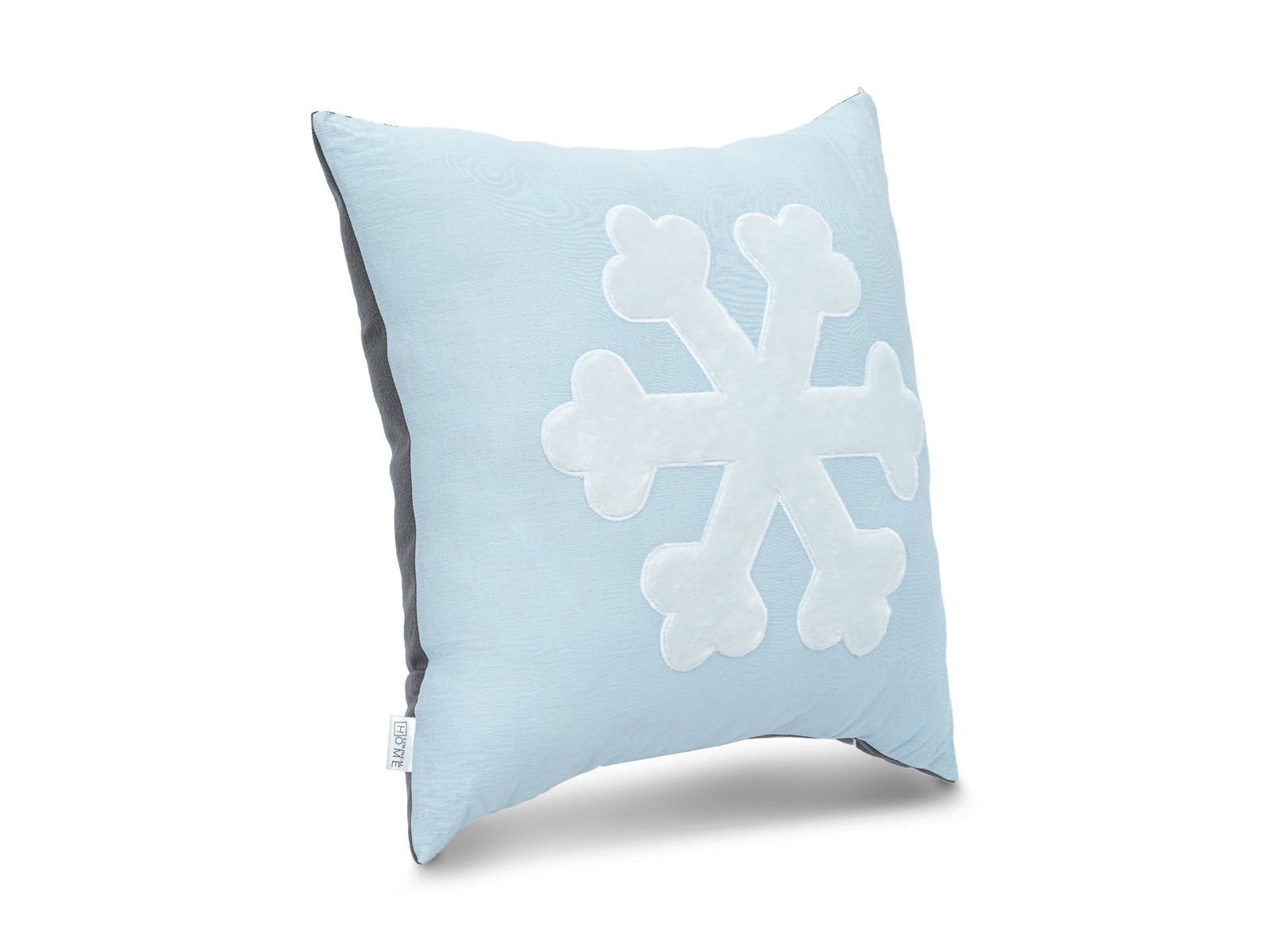 Cojin Navidad Winter Copo Celeste Cuadrado Pequeño