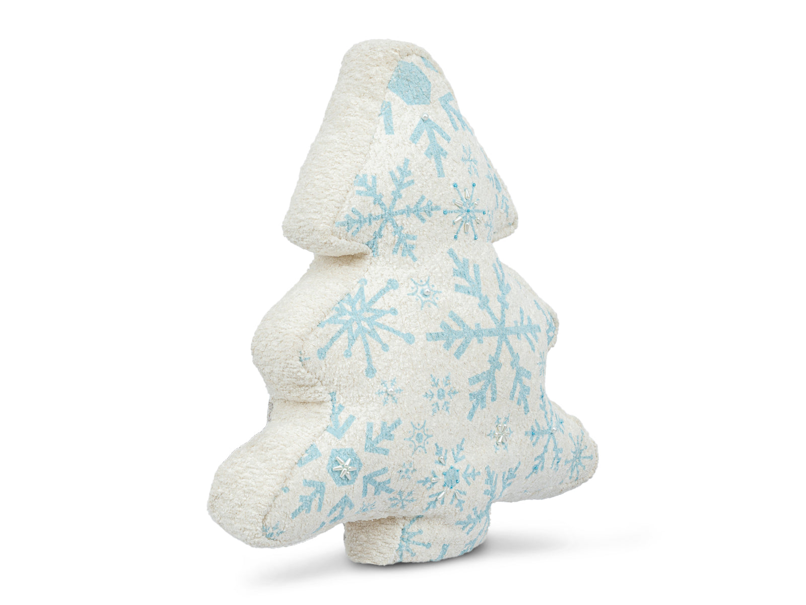 Cojin Navidad Winter Arbol Blanco Forma Pequeño