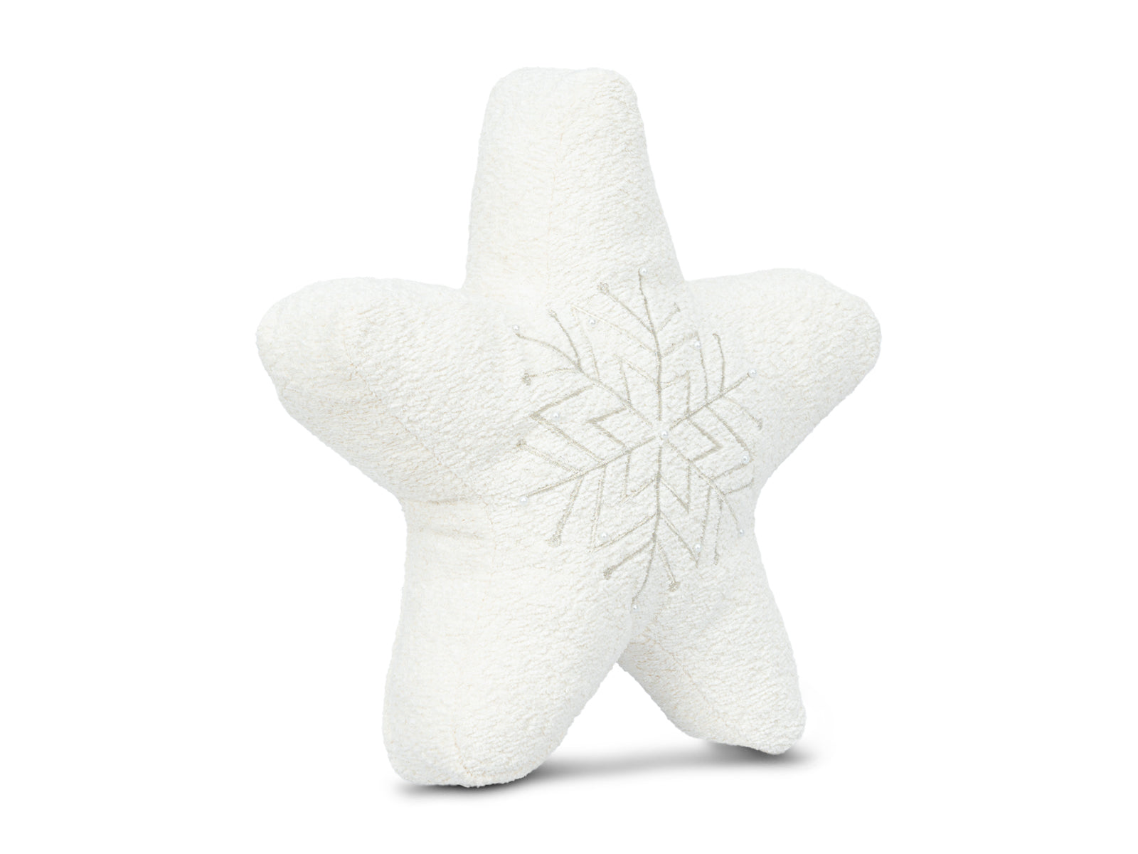 Cojin Navidad Winter Estrella Blanco Forma Pequeño
