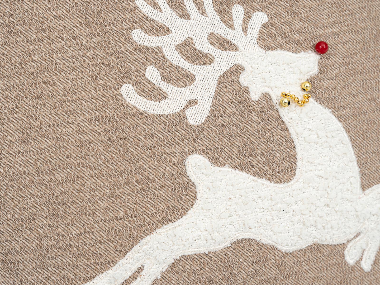 Cojin Navidad Claus Bell Cafe Cuadrado Pequeño