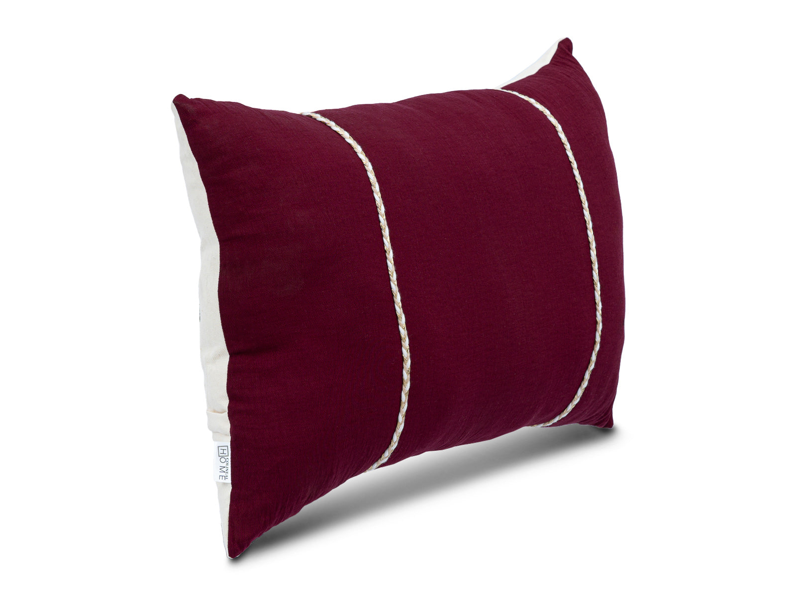 Cojin Navidad Claus Camp Merlot Lumbar