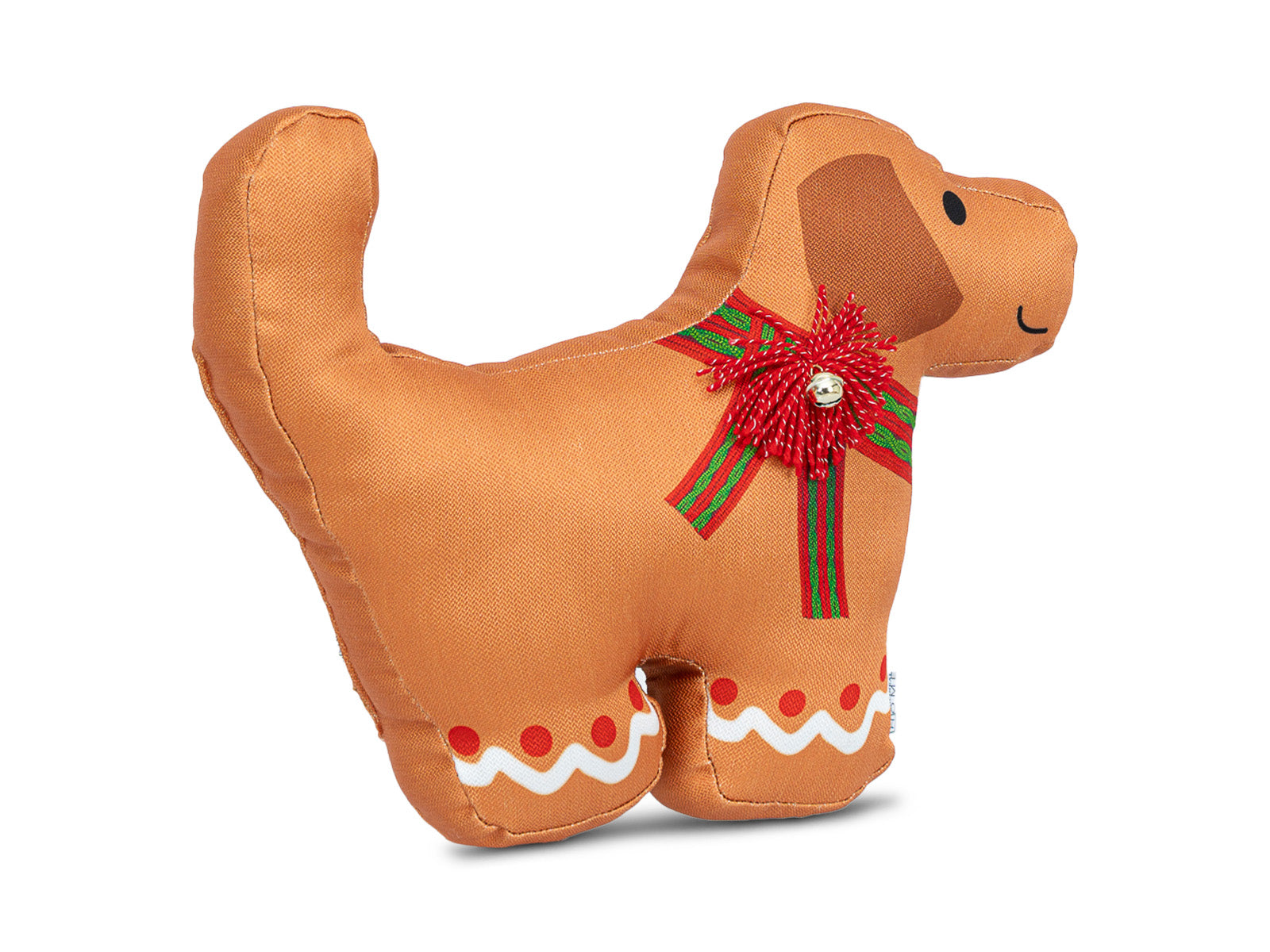 Cojin Navidad Galleta Jengibre Perro Cafe Forma Pequeño