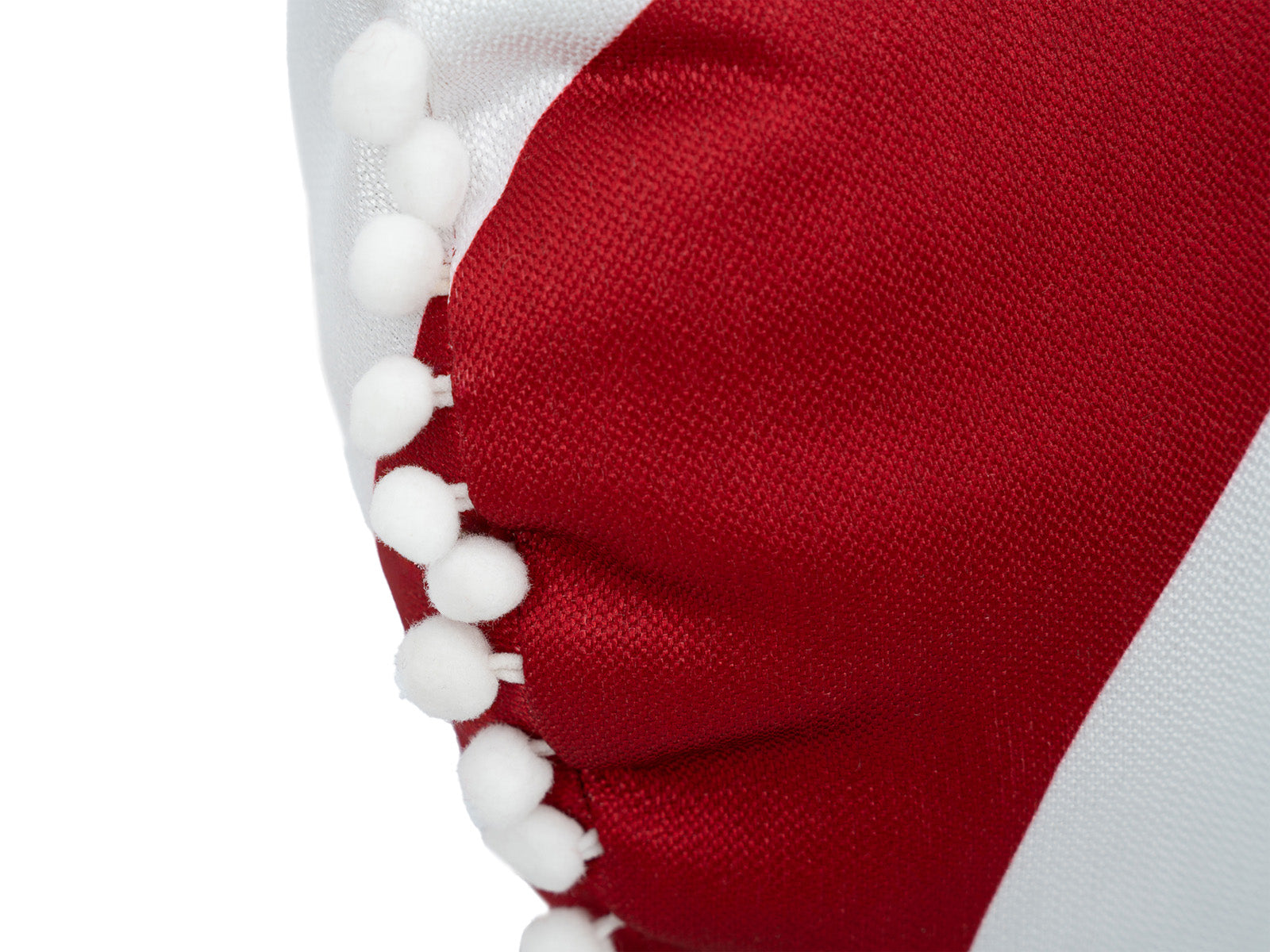 Cojin Navidad Candy Rojo y Blanco Forma Pequeño