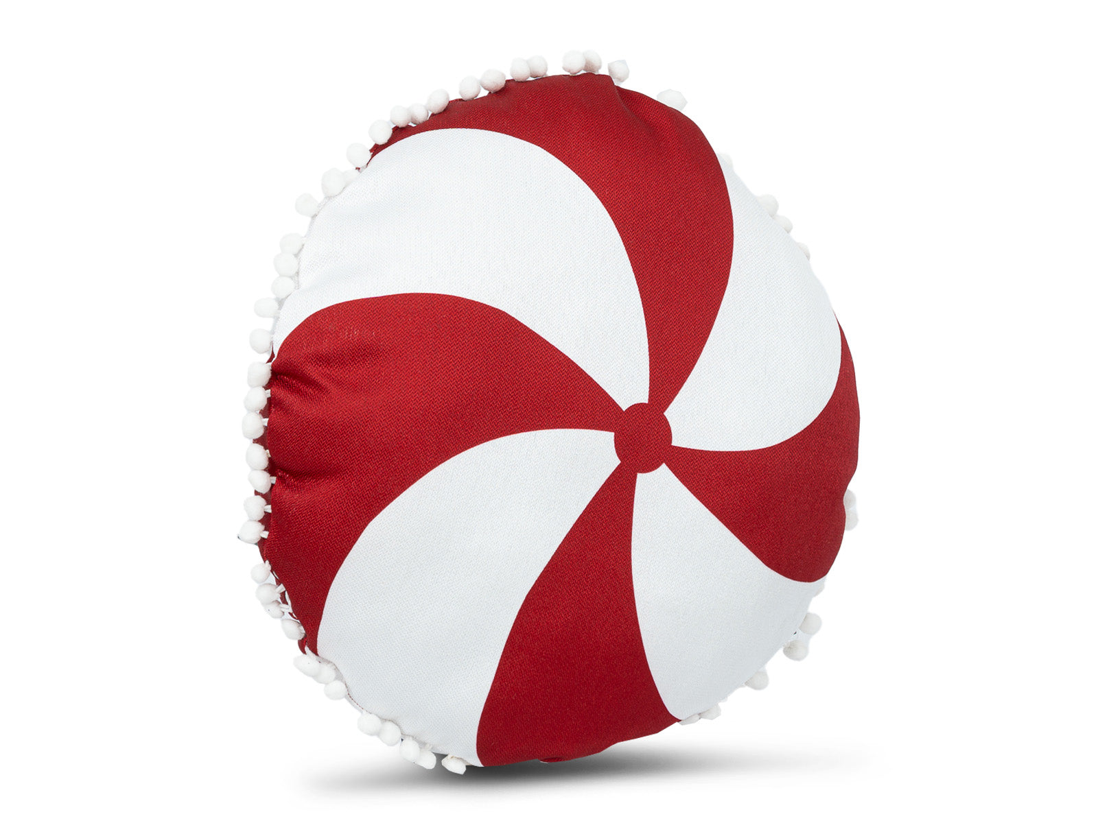 Cojin Navidad Candy Rojo y Blanco Forma Pequeño