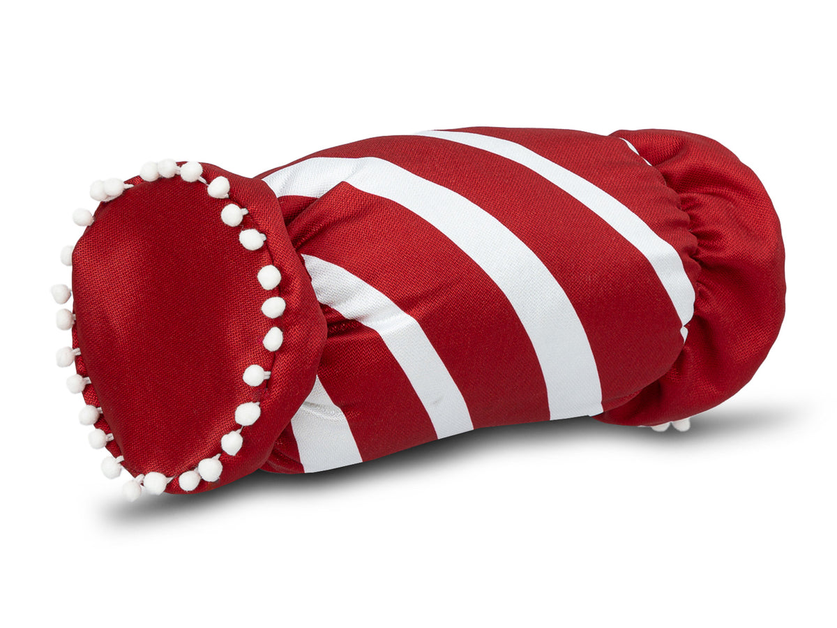 Cojin Navidad Caramelo Rojo y Blanco Forma Pequeno