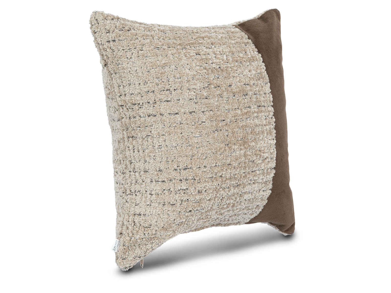 Cojin Pequeño Poliester Chocolate Beige