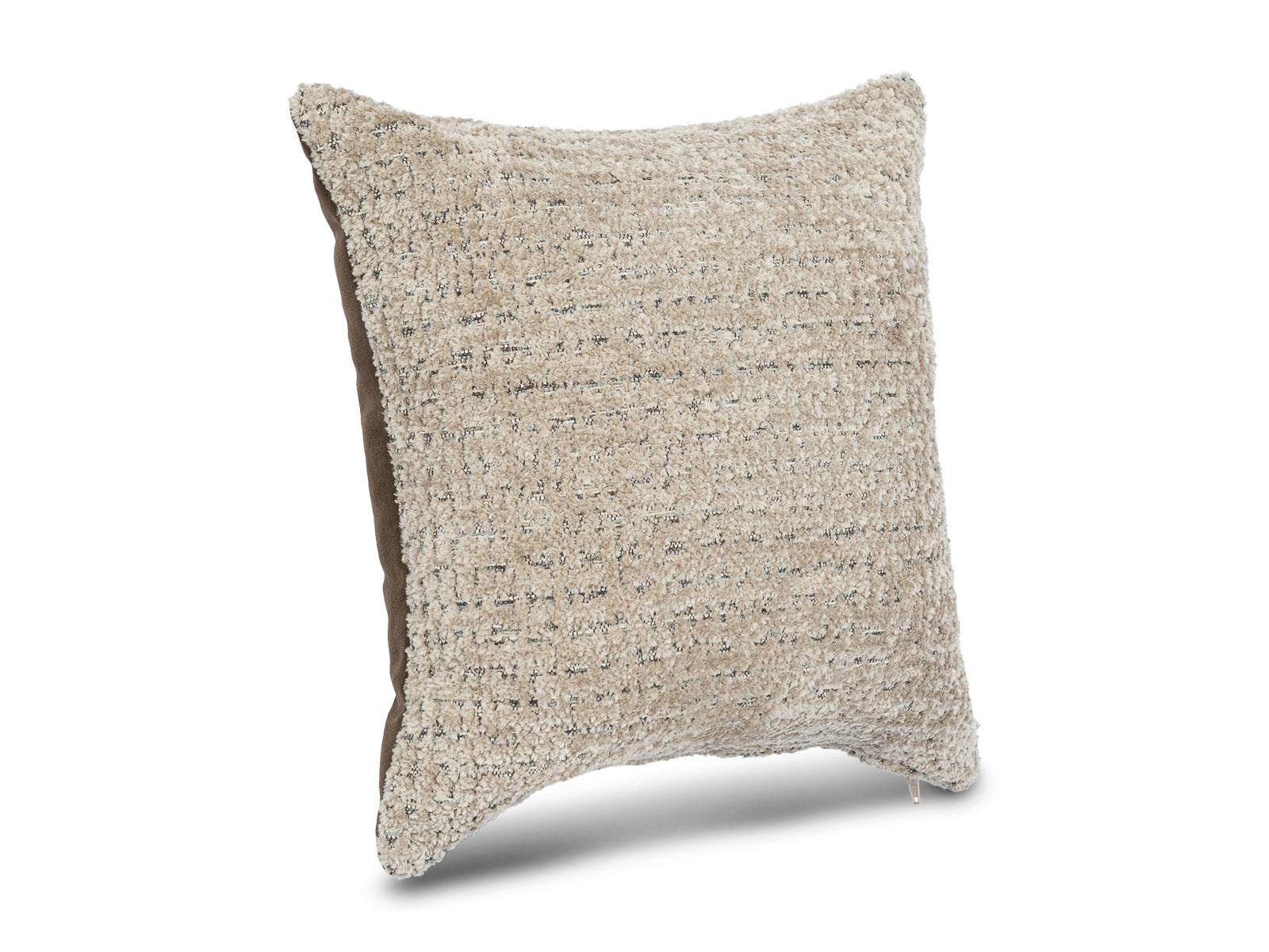 Cojin Pequeño Poliester Chocolate Beige