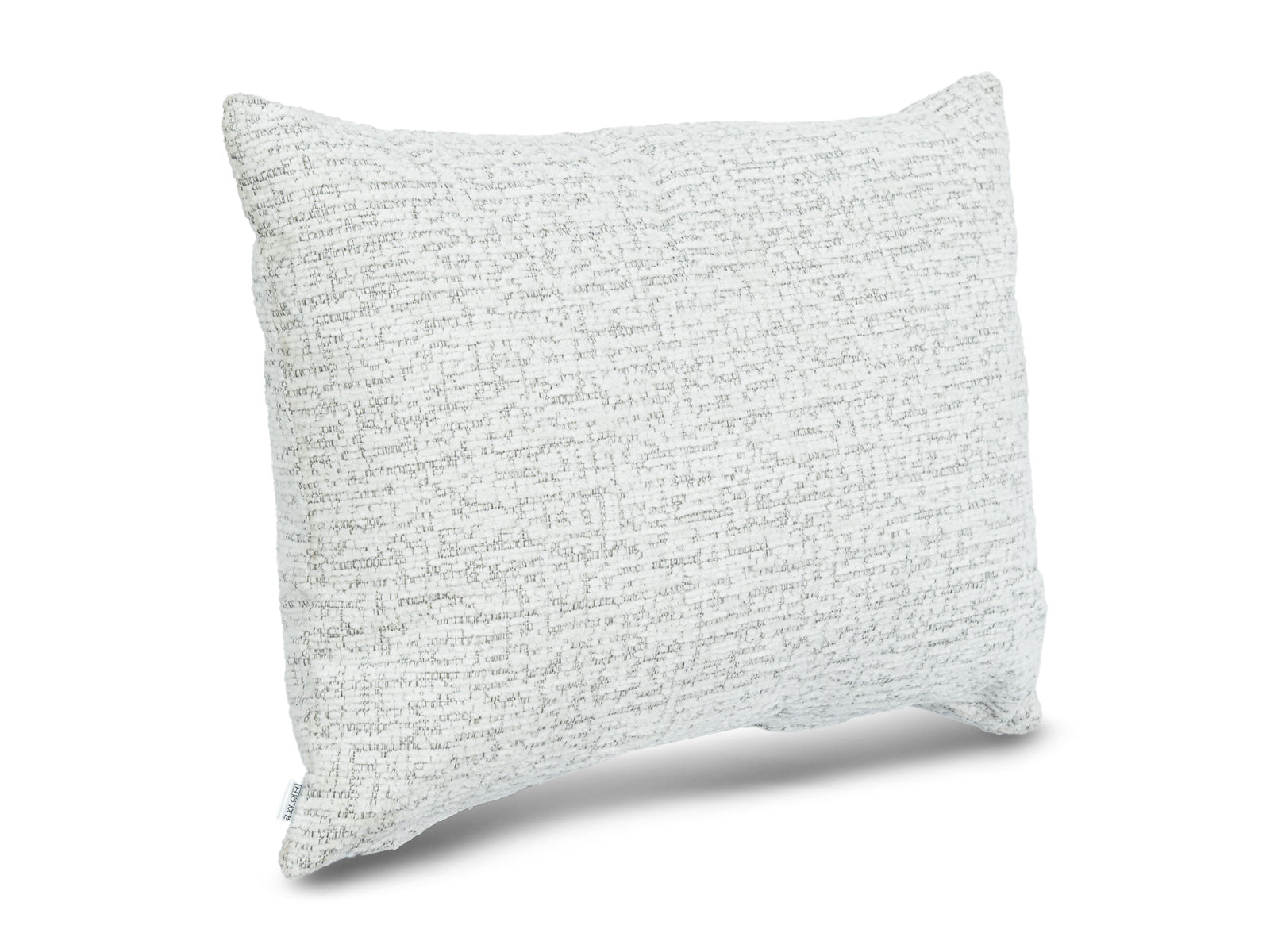 Cojin Lumbar Poliester Luxury Blanco Gris