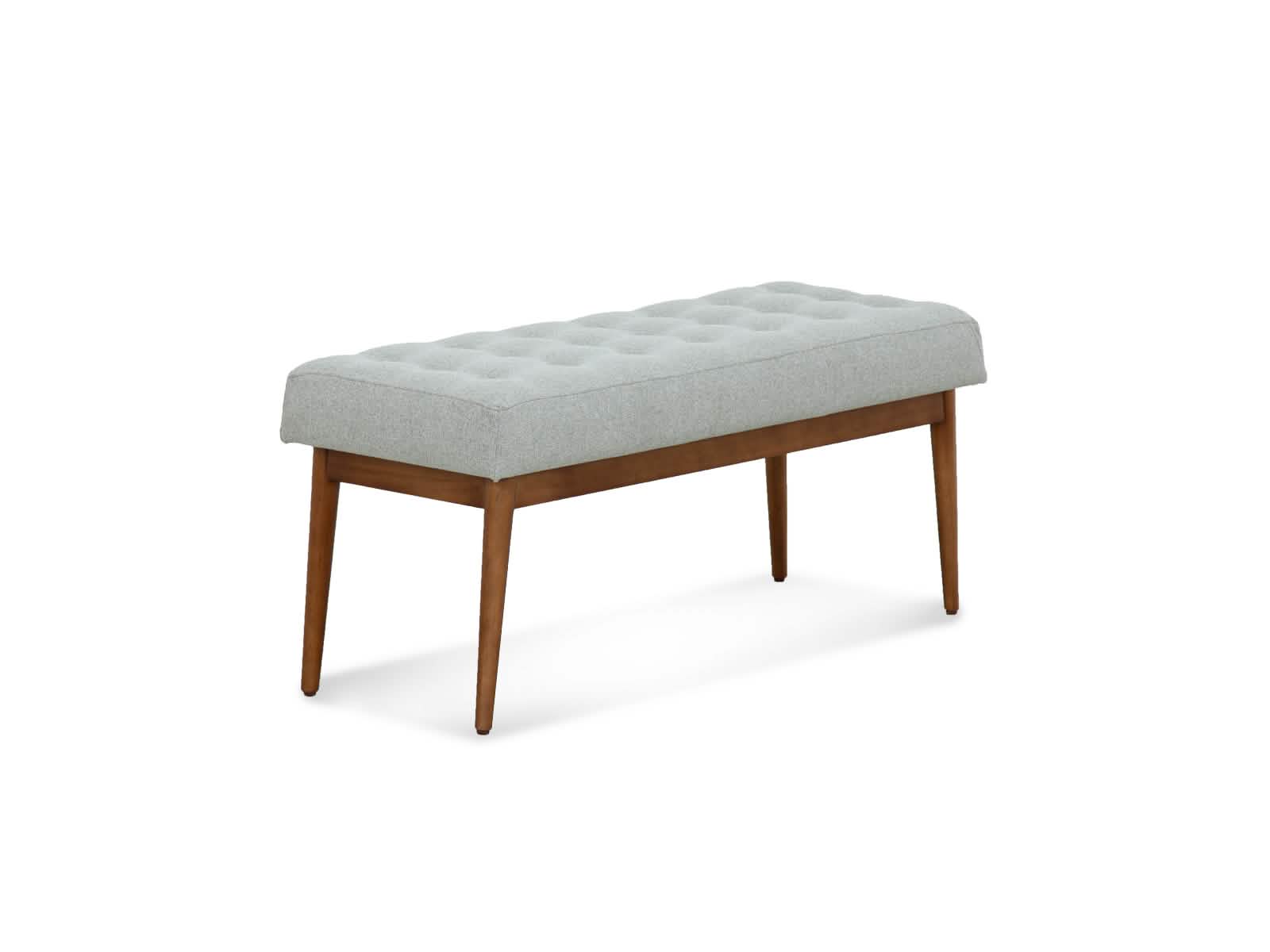 Banco Pie Cama Alabama C/Miel #Color_Silver"T3293"