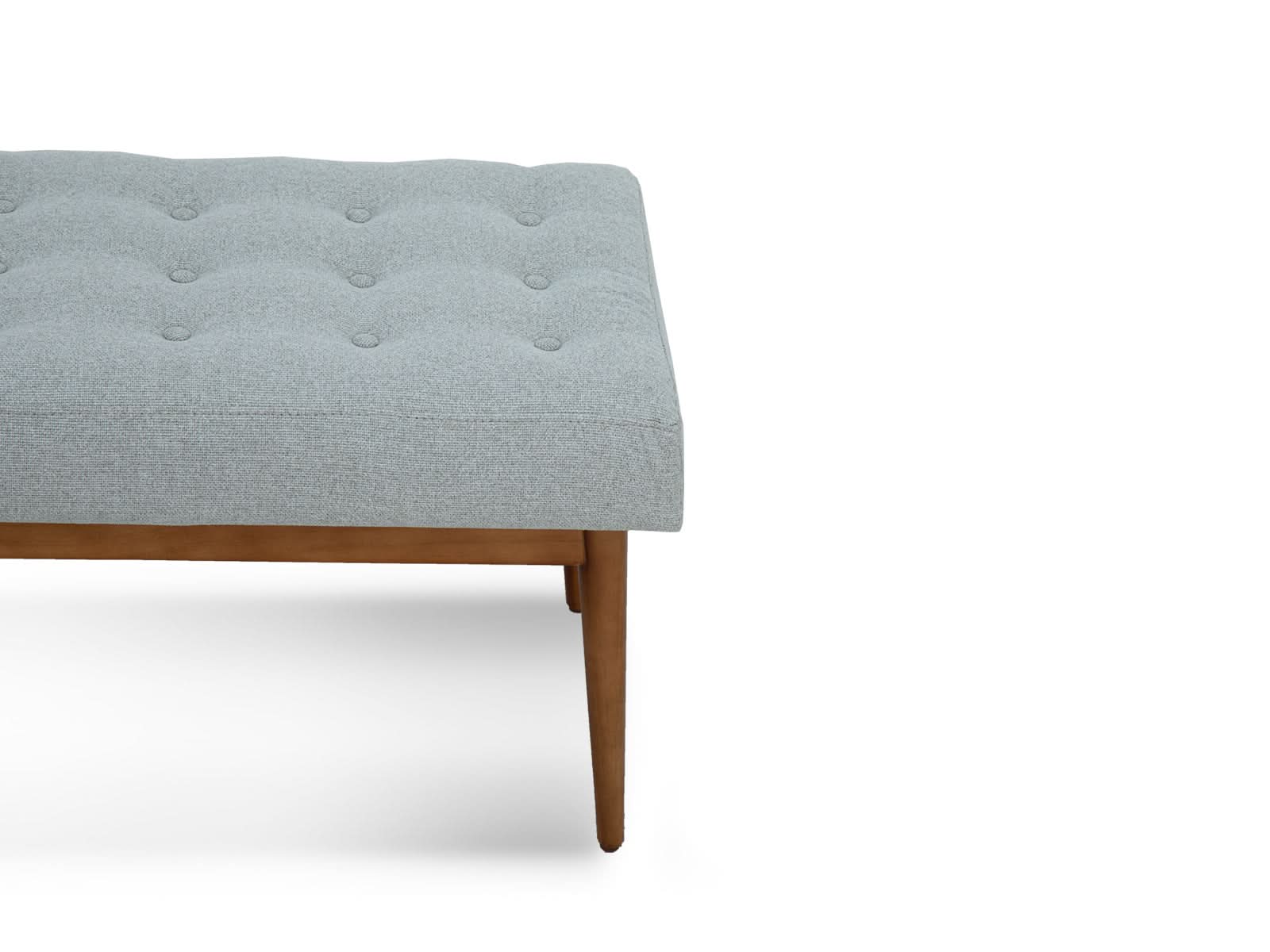 Banco Pie Cama Alabama C/Miel #Color_Silver"T3293"
