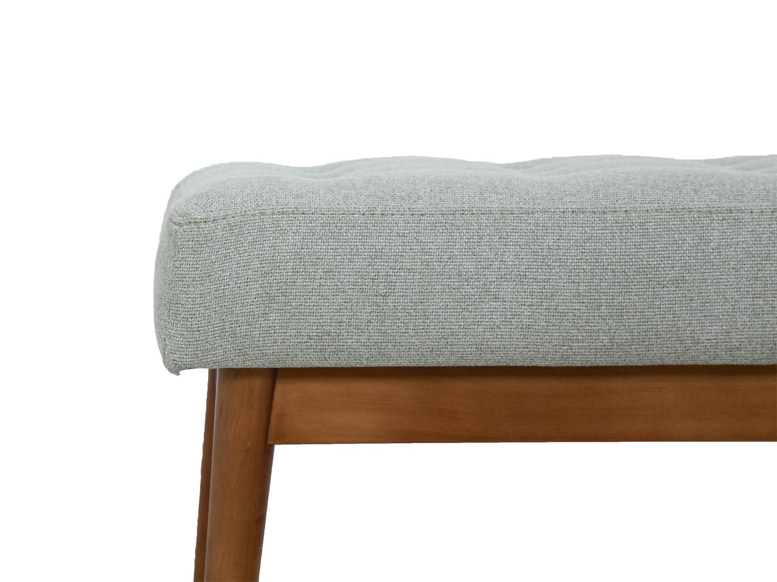 Banco Pie Cama Alabama C/Miel #Color_Silver"T3293"