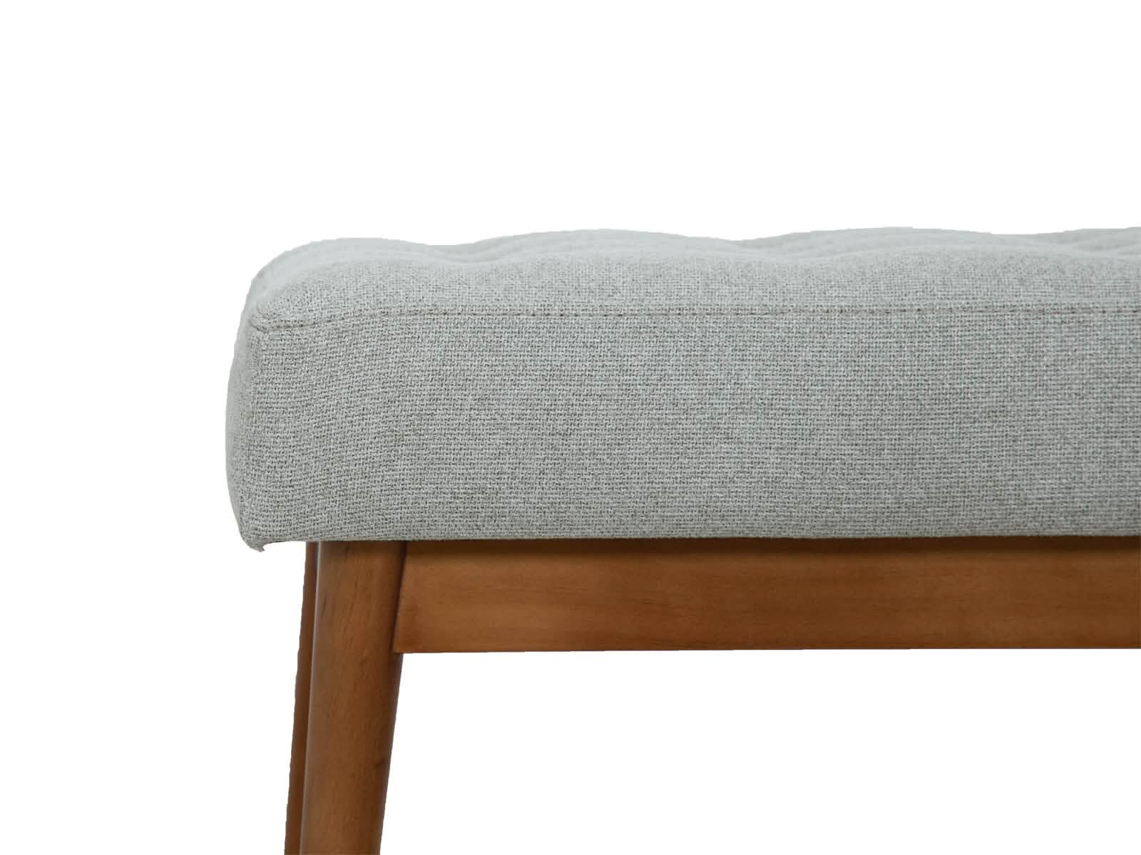Banco Pie Cama Alabama C/Miel #Color_Silver"T3293"