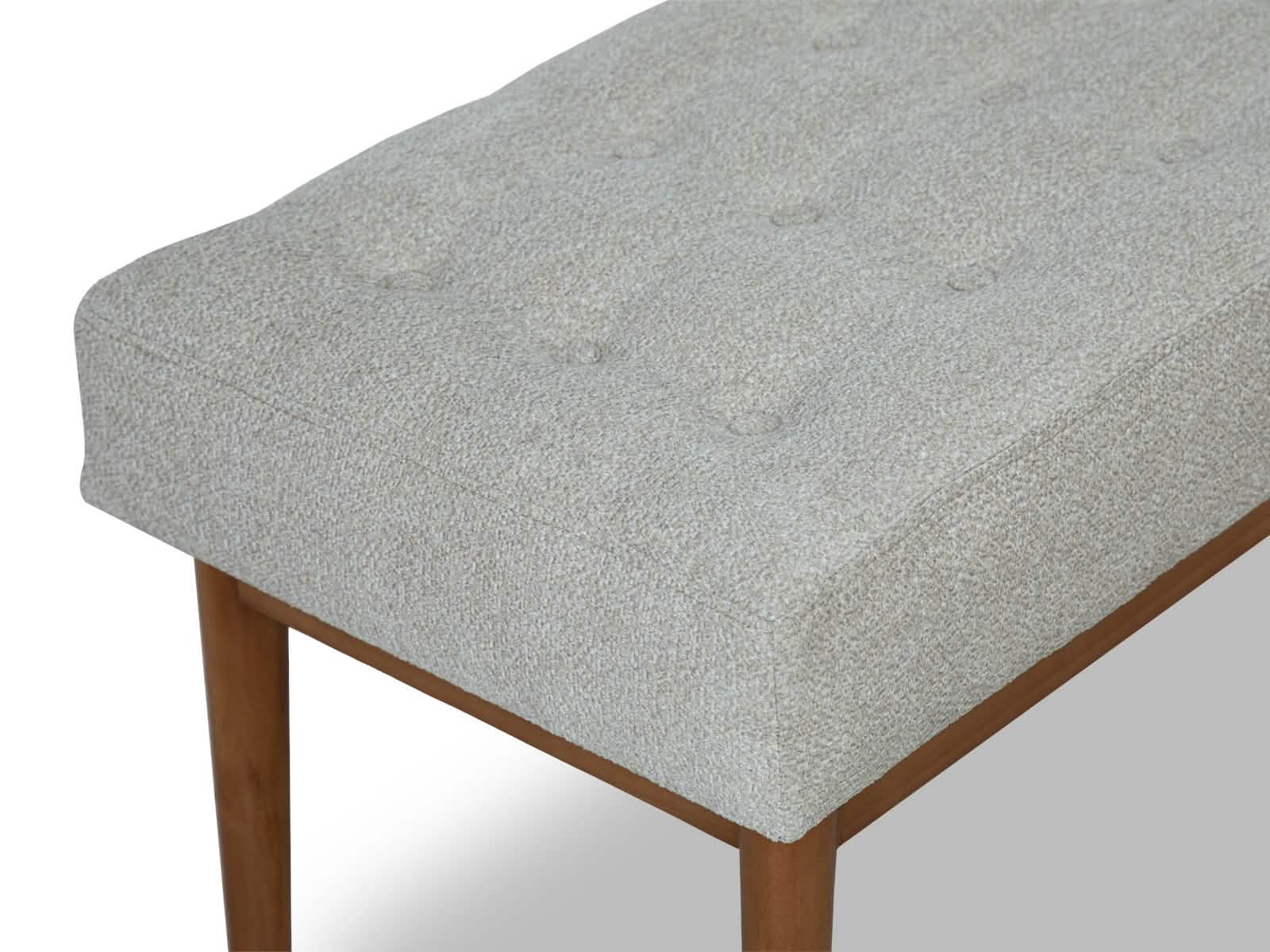 Banco Pie Cama Alabama C/Miel #Color_Beige"T46900"