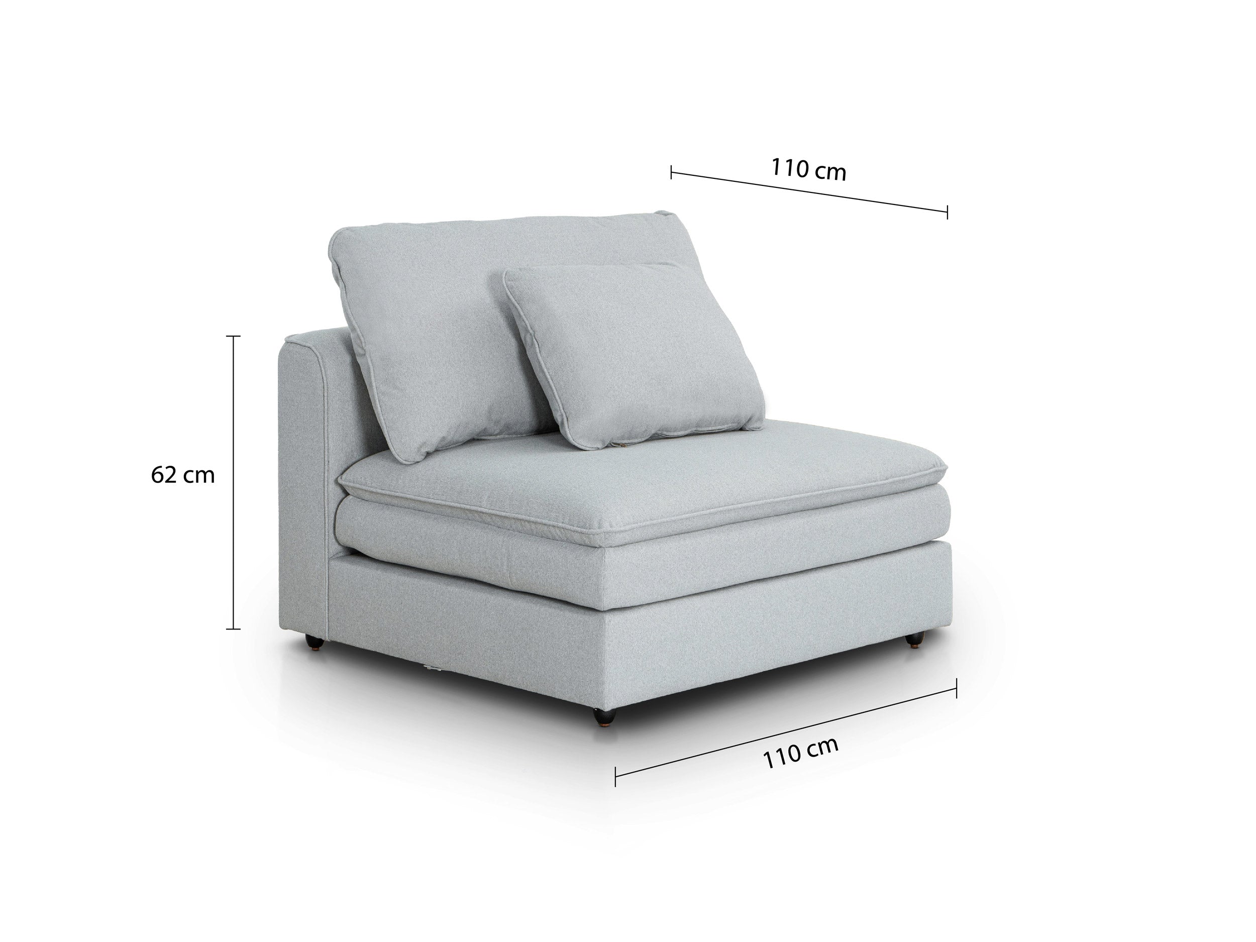 Sala Bombay Modular 7P #Color_LightGrey"T36911"