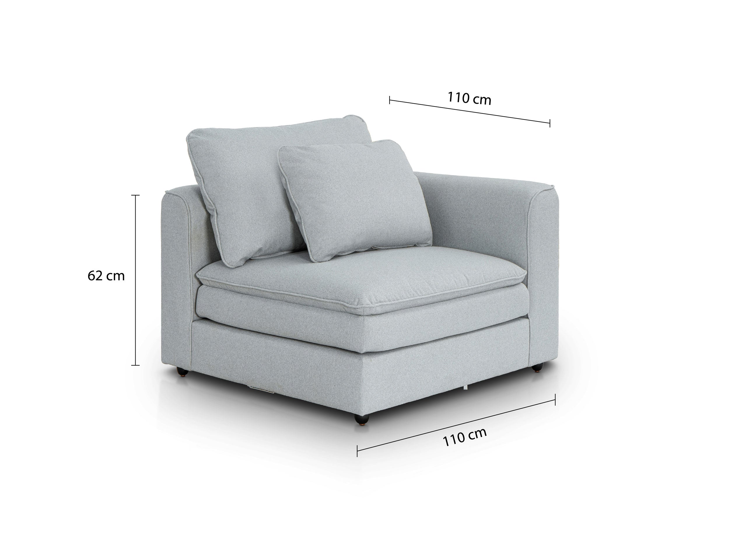 Sala Bombay Modular 7P #Color_LightGrey"T36911"