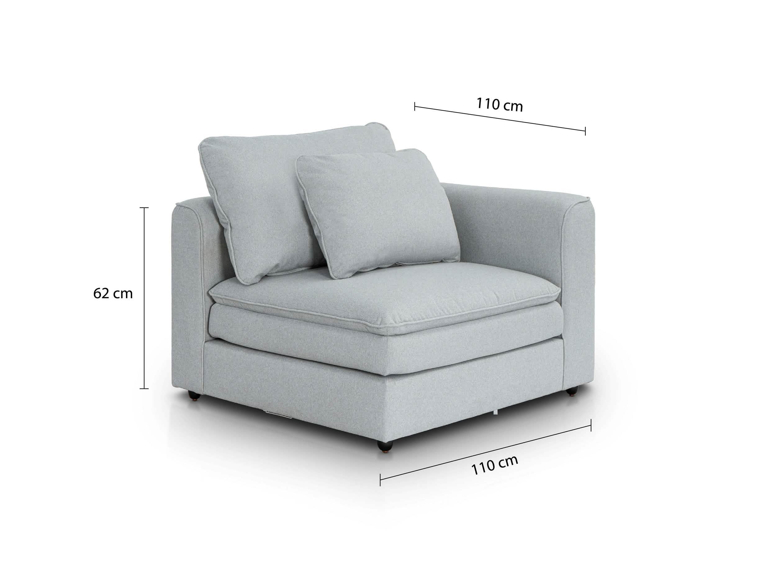 Sala Bombay Modular 7P #Color_LightGrey"T36911"