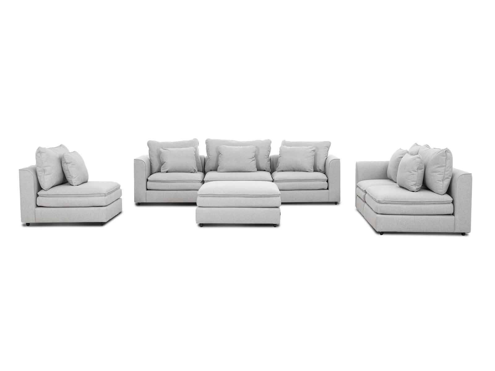 Sala Bombay Modular 7P #Color_Silver"T36914"