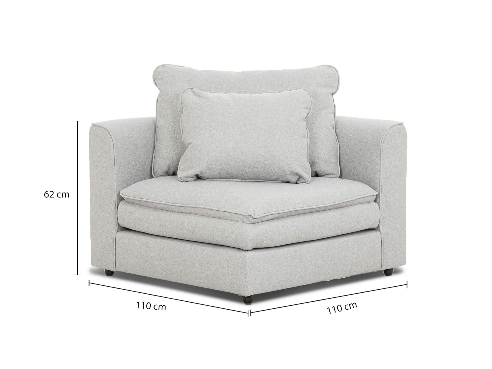 Sala Bombay Modular 7P #Color_Silver"T36914"