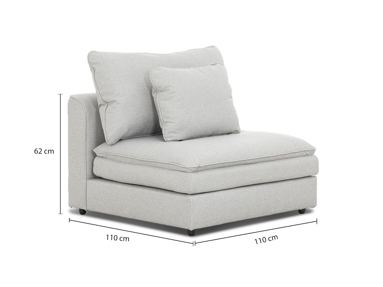 Sala Bombay Modular 7P #Color_Silver"T36914"