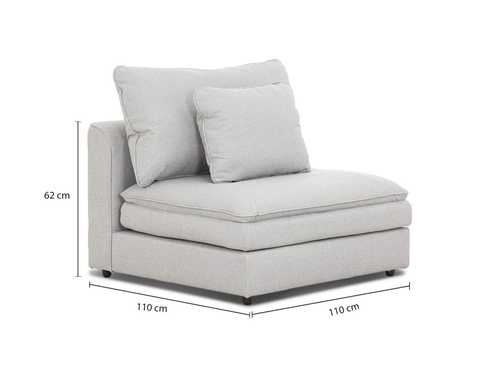 Sala Bombay Modular 7P #Color_Silver"T36914"