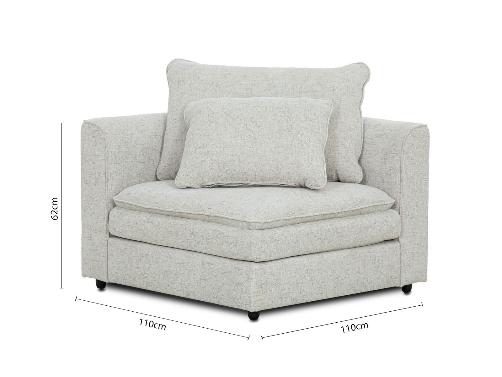 Sala Bombay Modular 5P #Color_WhiteSmoke"T32909"