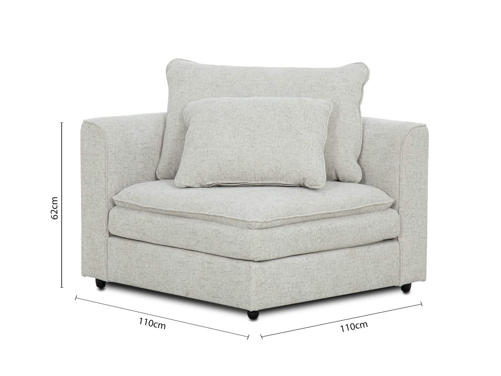 Sala Bombay Modular 5P #Color_WhiteSmoke"T32909"