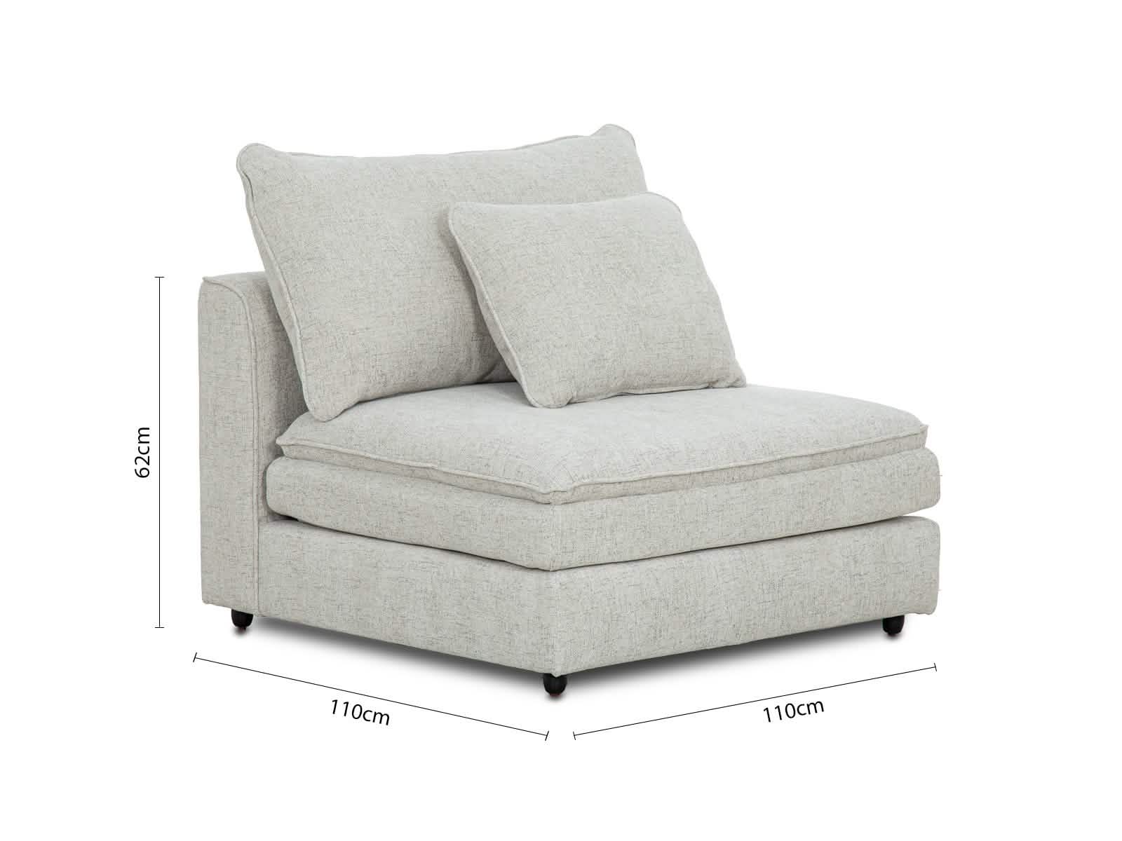 Sala Bombay Modular 5P #Color_WhiteSmoke"T32909"