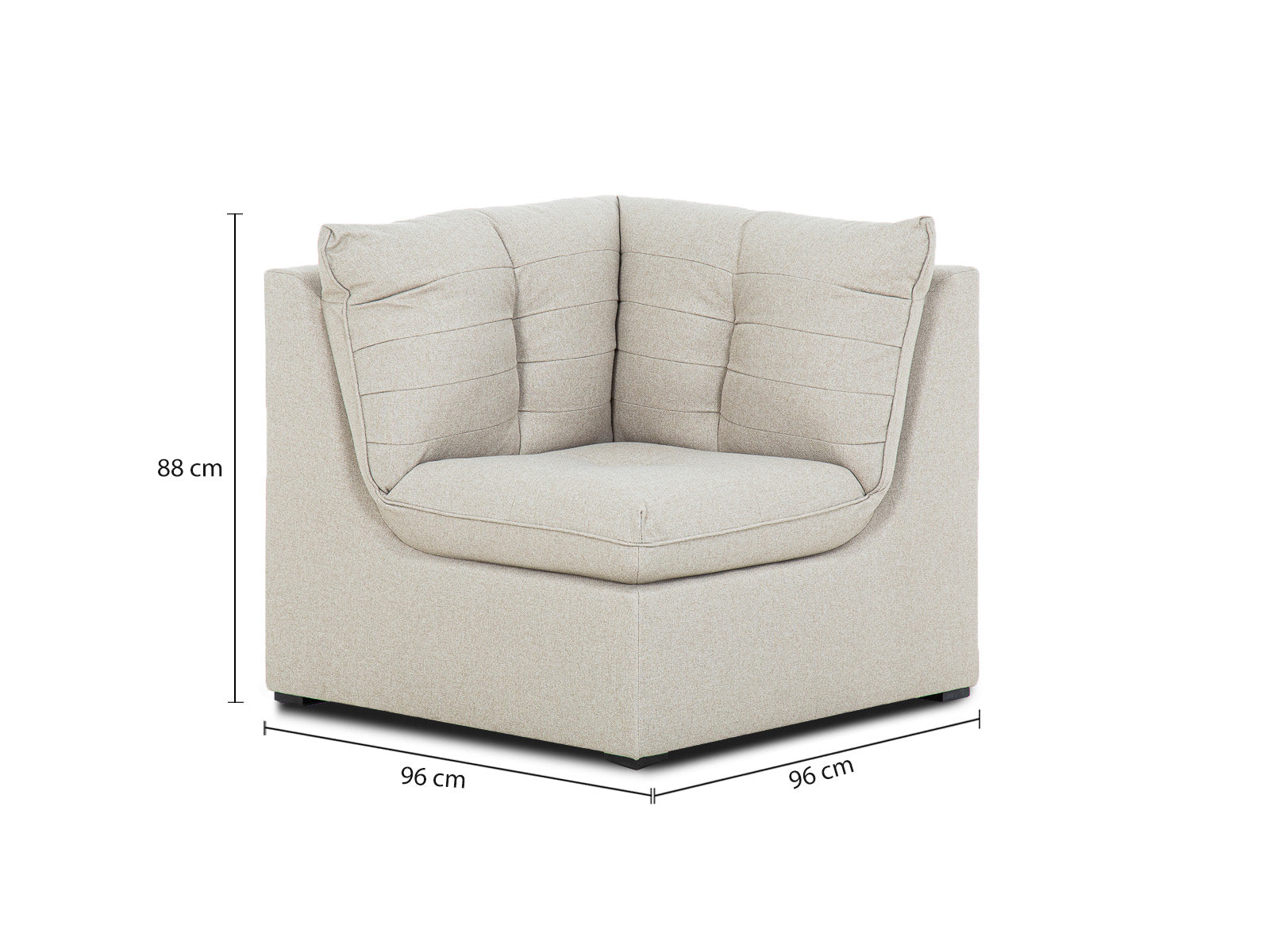 Sala Prisma Modular 5P #Color_Tan"T36715"