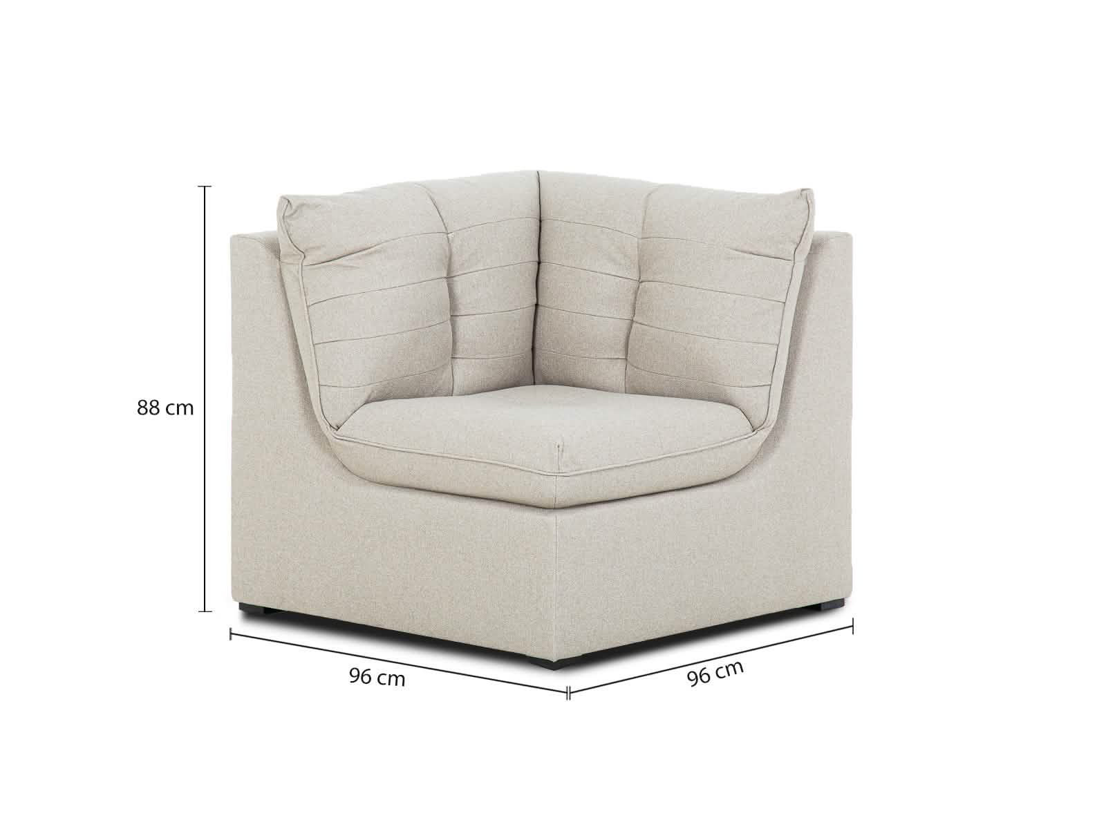 Sala Prisma Modular 5P #Color_Tan"T36715"