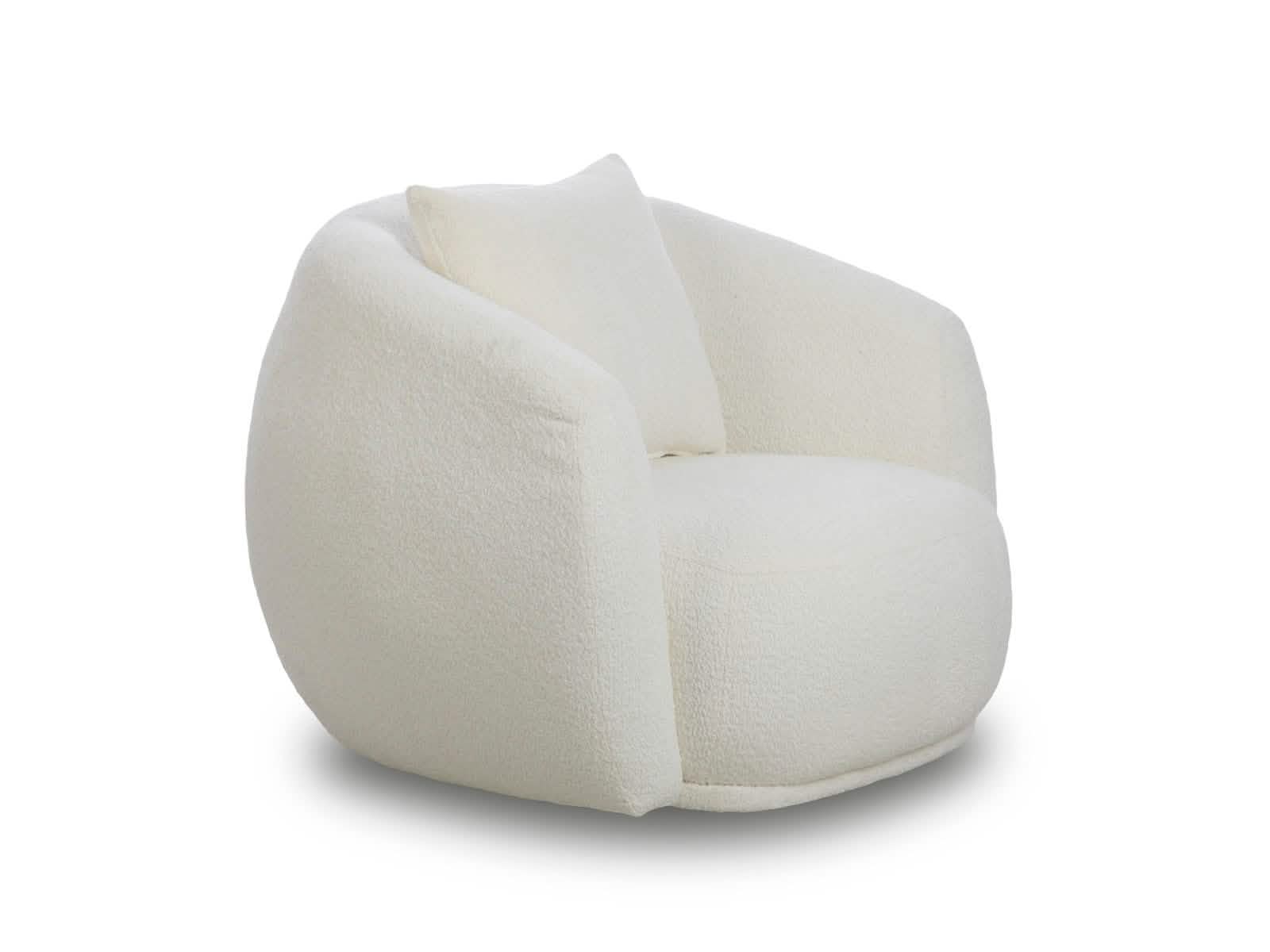 Sillon Auxiliar Diana Giratorio #Color_Snow"T37108"