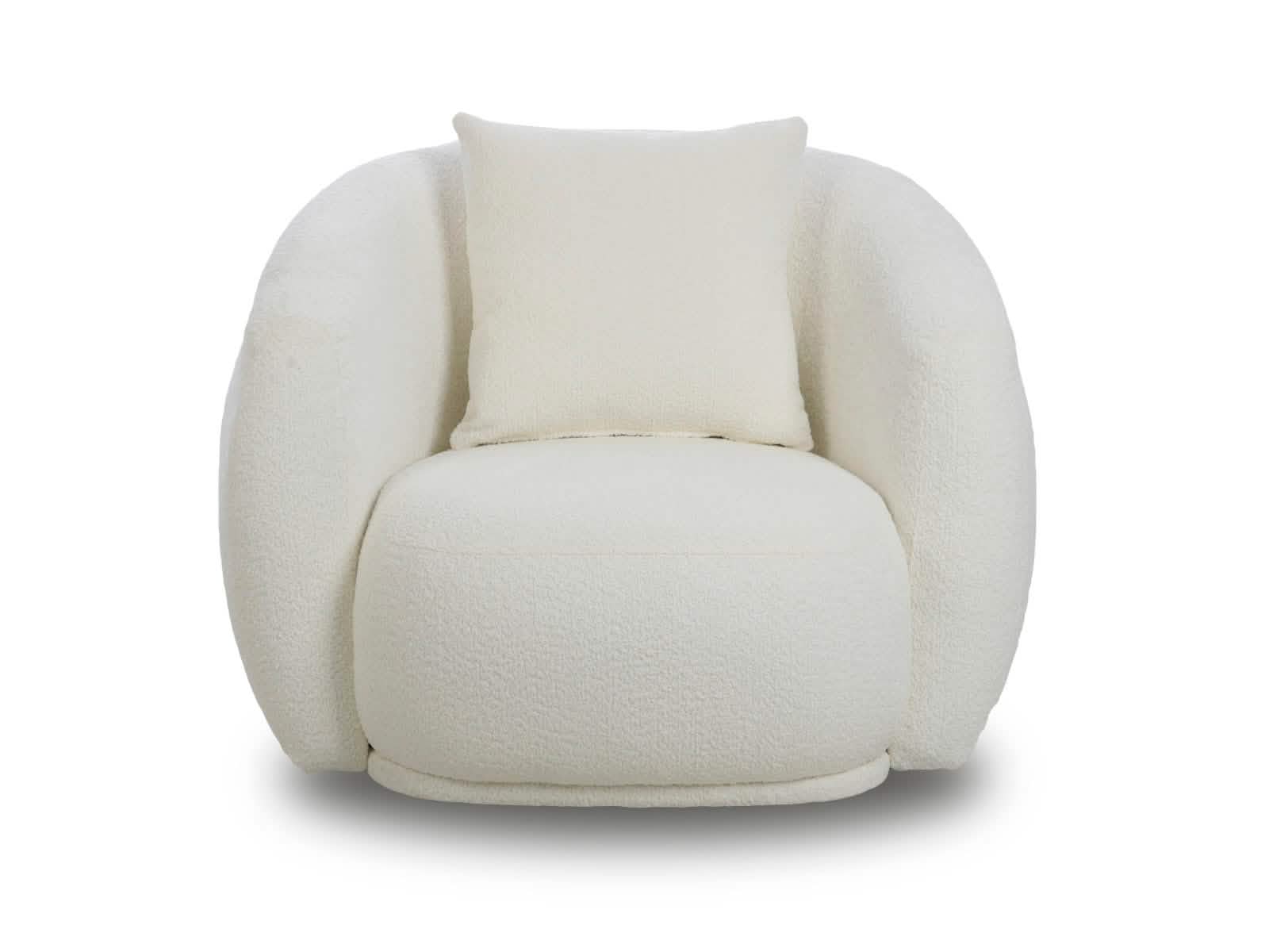 Sillon Auxiliar Diana Giratorio #Color_Snow"T37108"