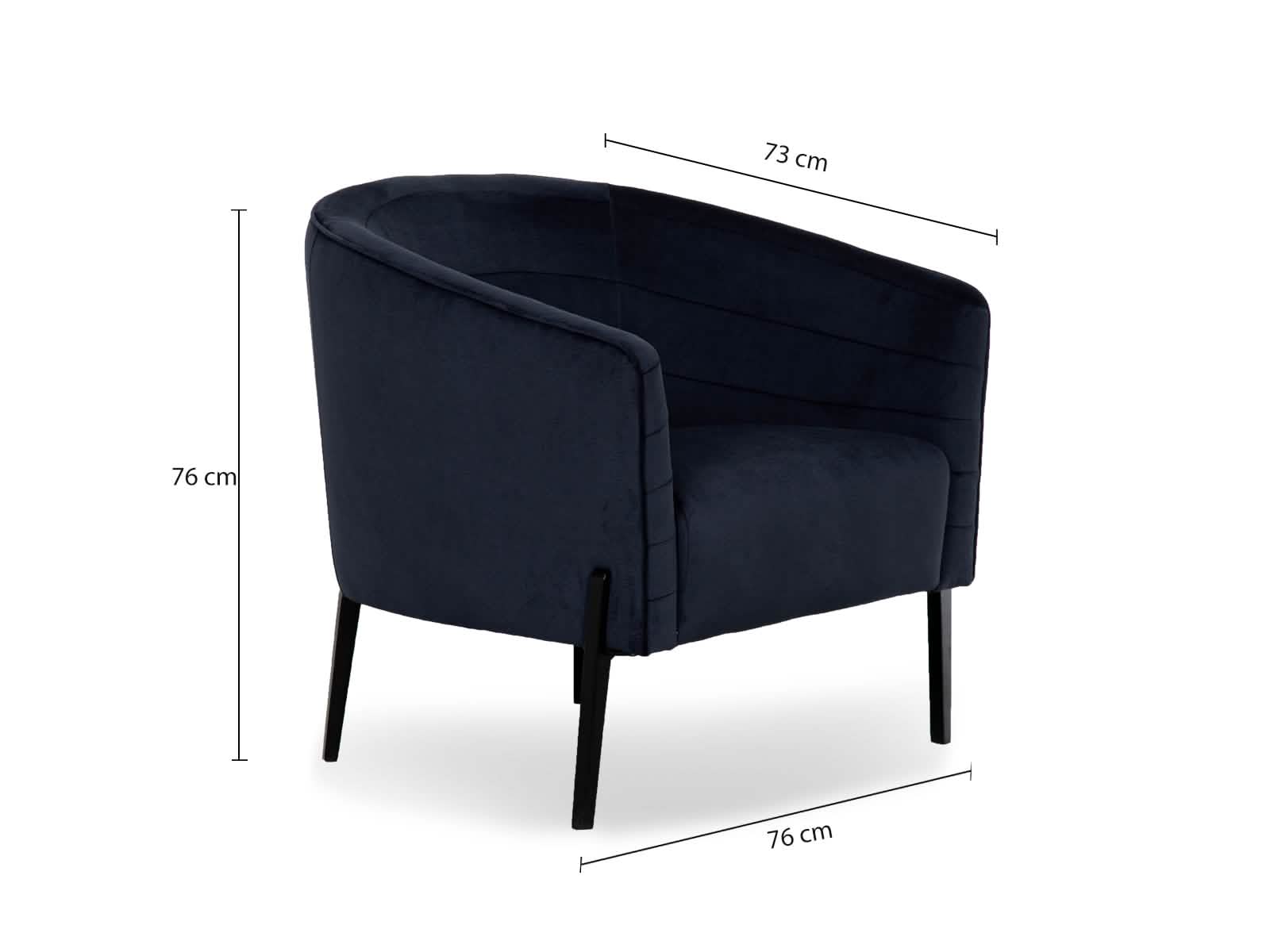 Sillon Auxiliar Donut #Color_MidnightBlue"T3654"