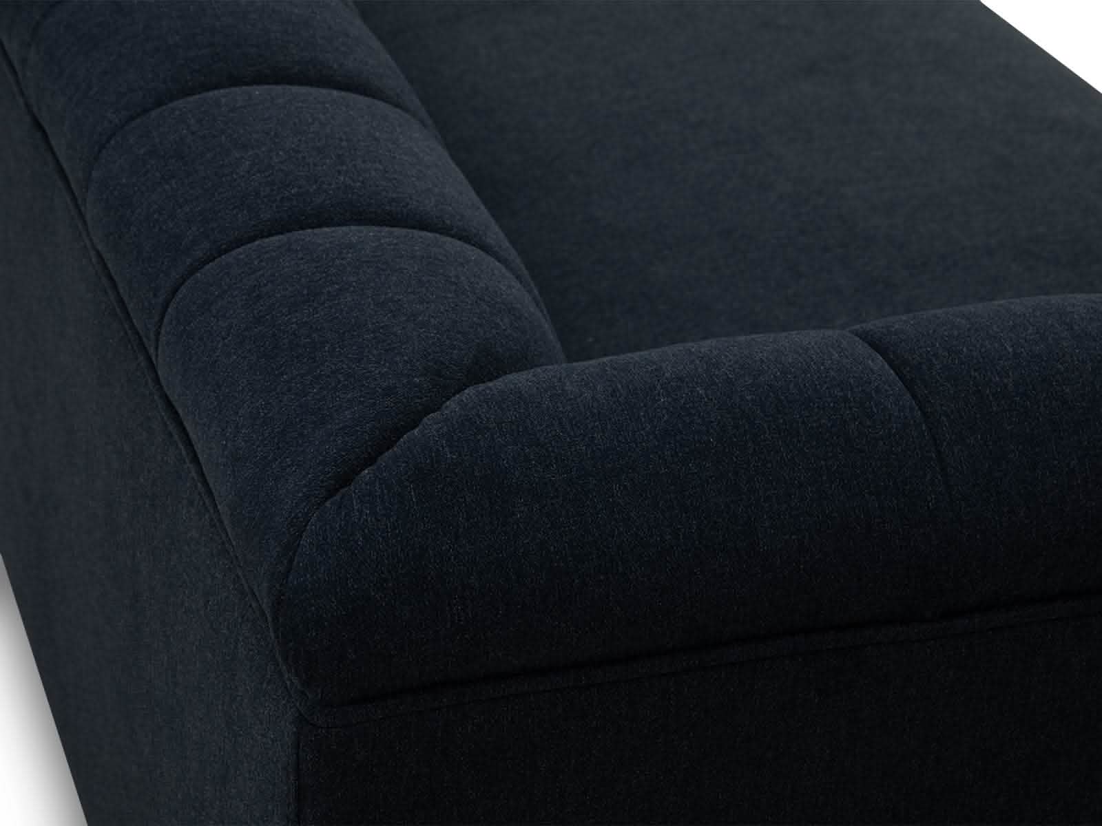 Sofa Triple Powell C/Met Black #Color_MidnightBlue"T36507"
