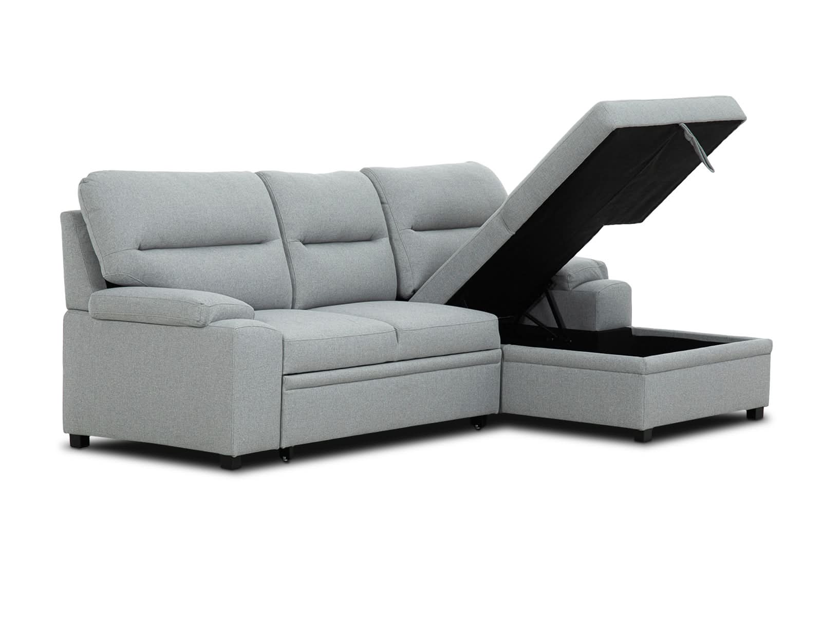 Sala Sofacama Cyril #Color_Silver"T36914"