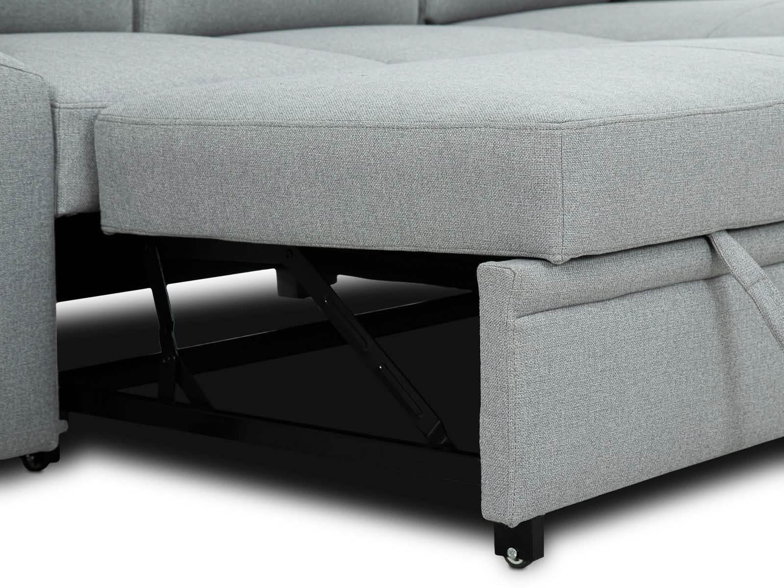 Sala Sofacama Cyril #Color_Silver"T36914"