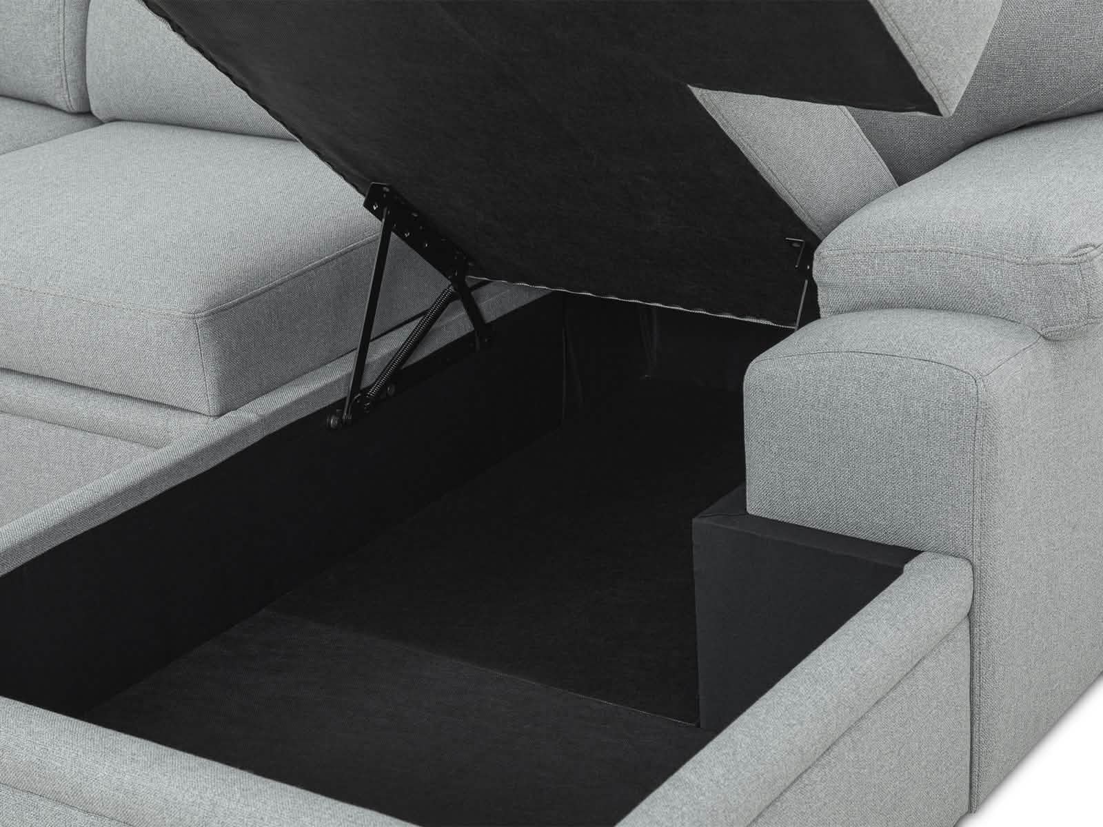 Sala Sofacama Cyril #Color_Silver"T36914"