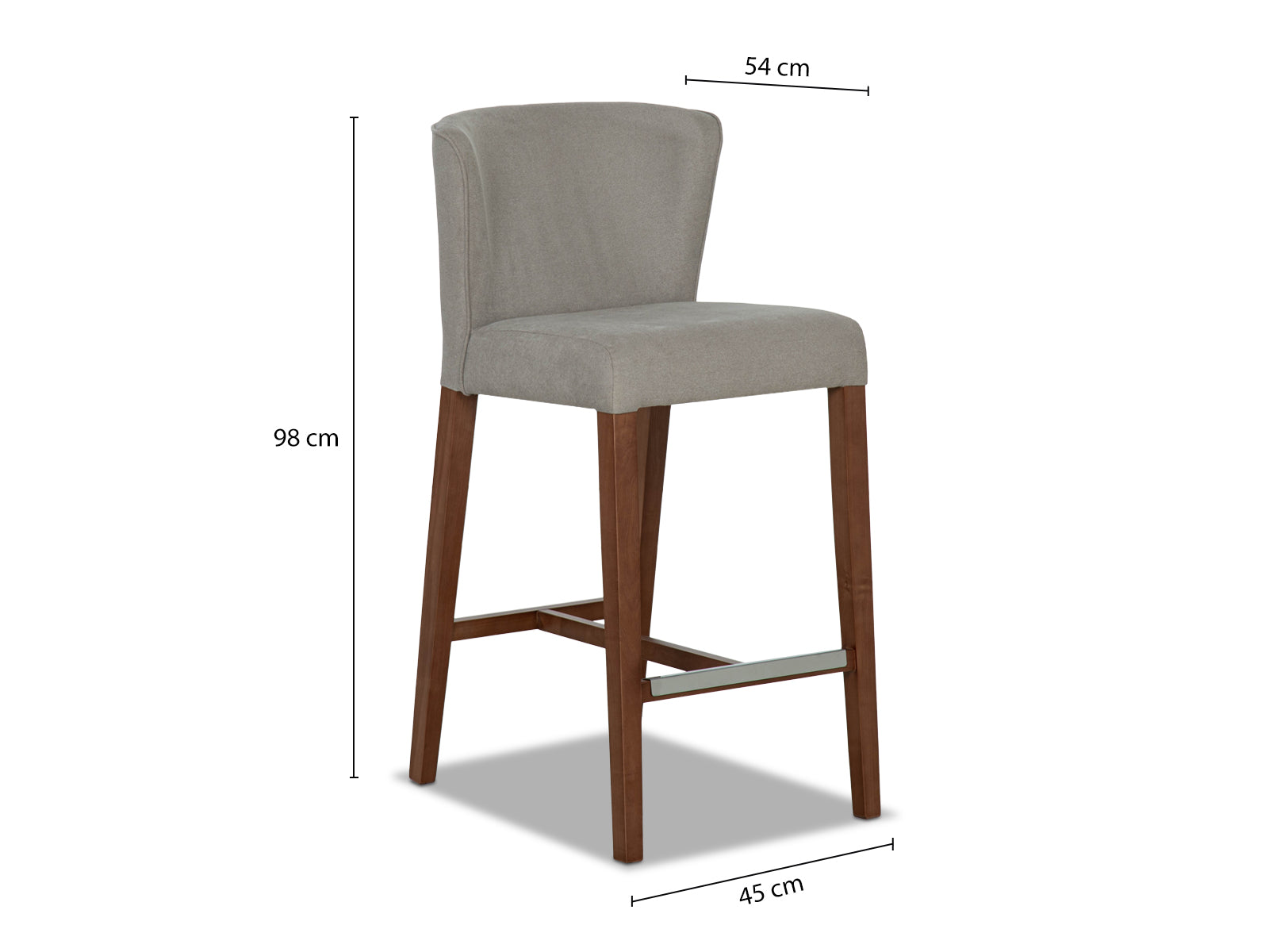 Taburete Bar Tarento Miel #Color_RosyBrown"T32900"