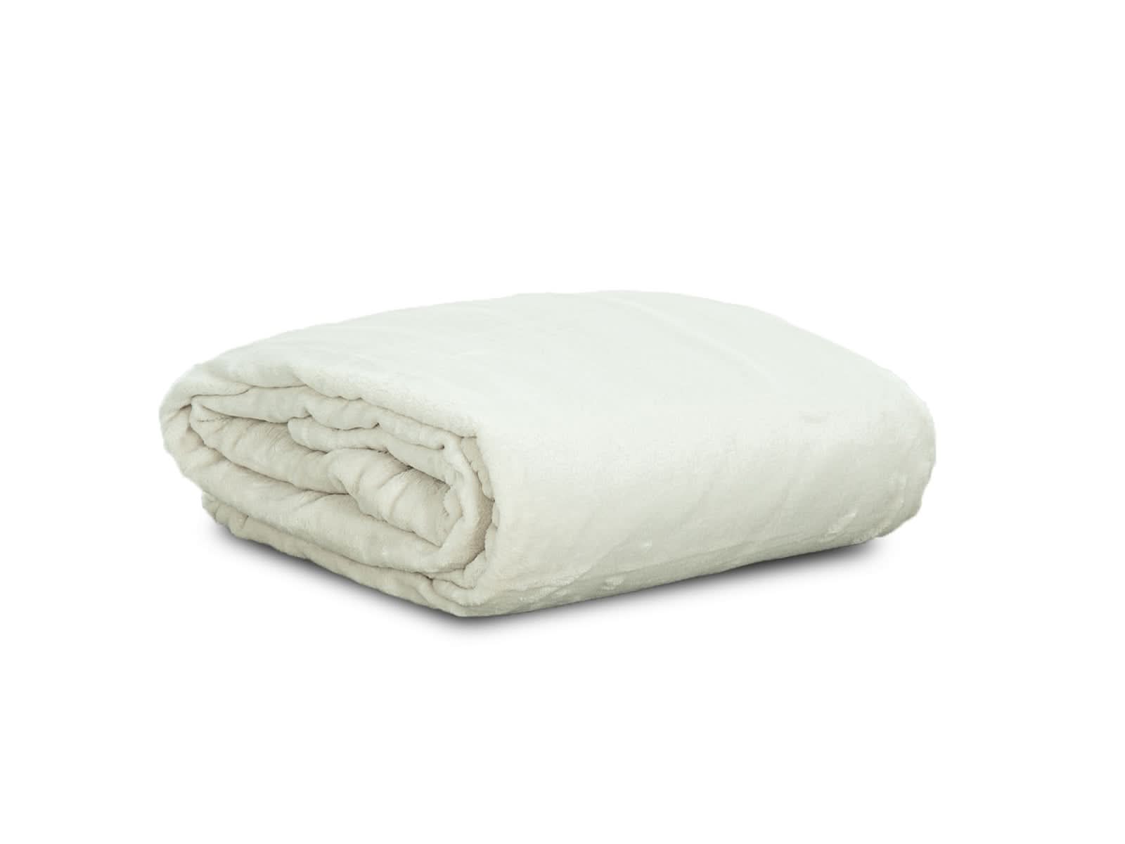 Cobija Microfleece Llana #Color_Snow